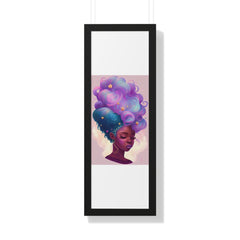 "BLACK GIRL MAGIC" Framed Vertical Poster