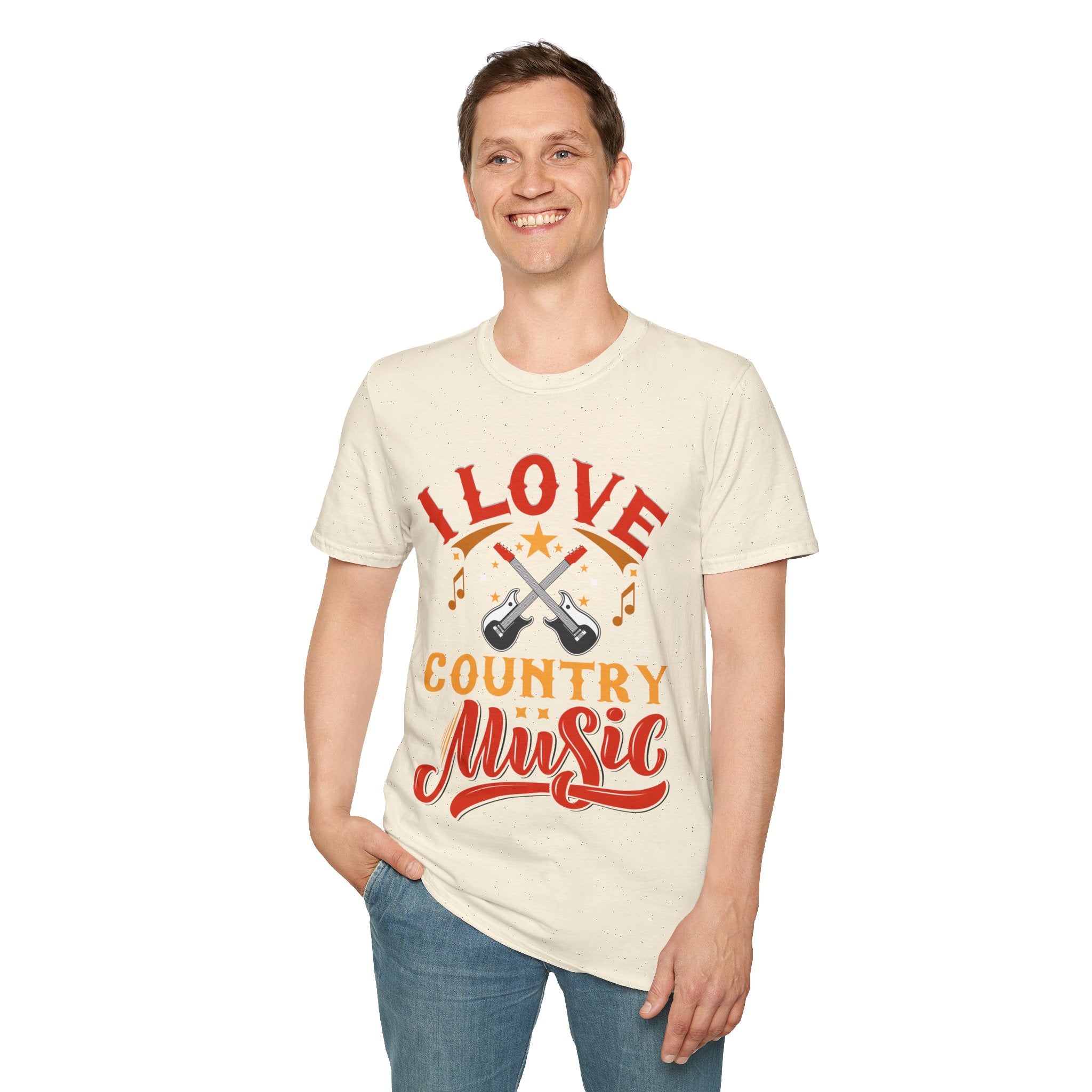 "I Love Country Music" Unisex Soft style T-Shirt