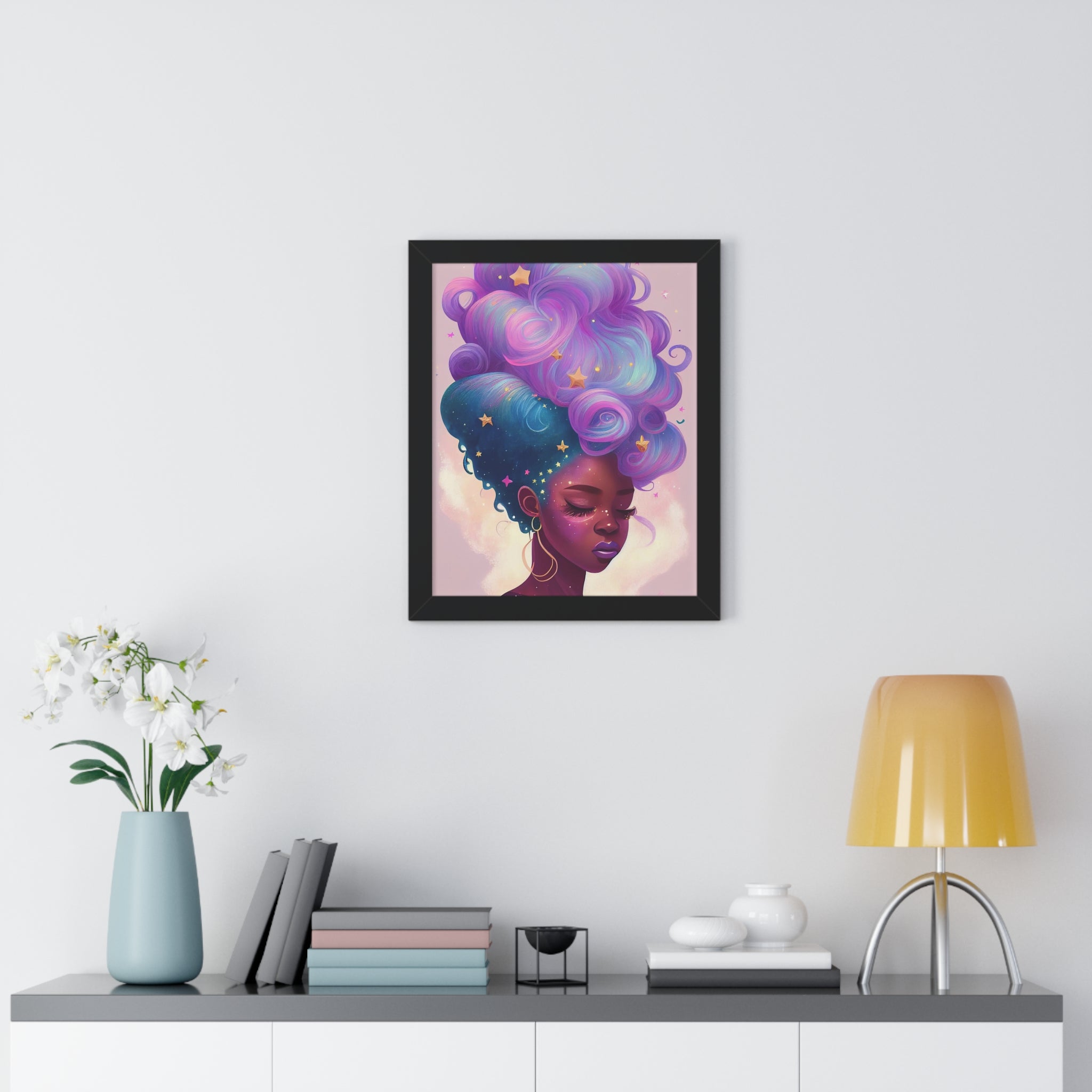 "BLACK GIRL MAGIC" Framed Vertical Poster