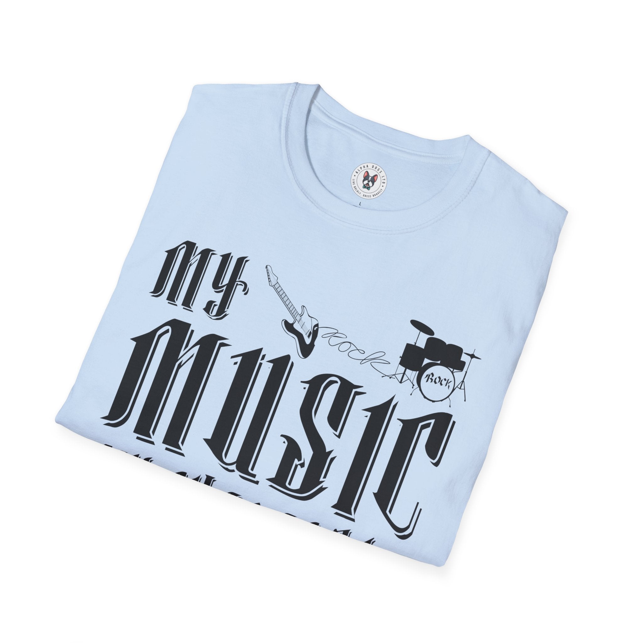 "My Music My Character Rock And Roll Station" Unisex Soft style T-Shirt