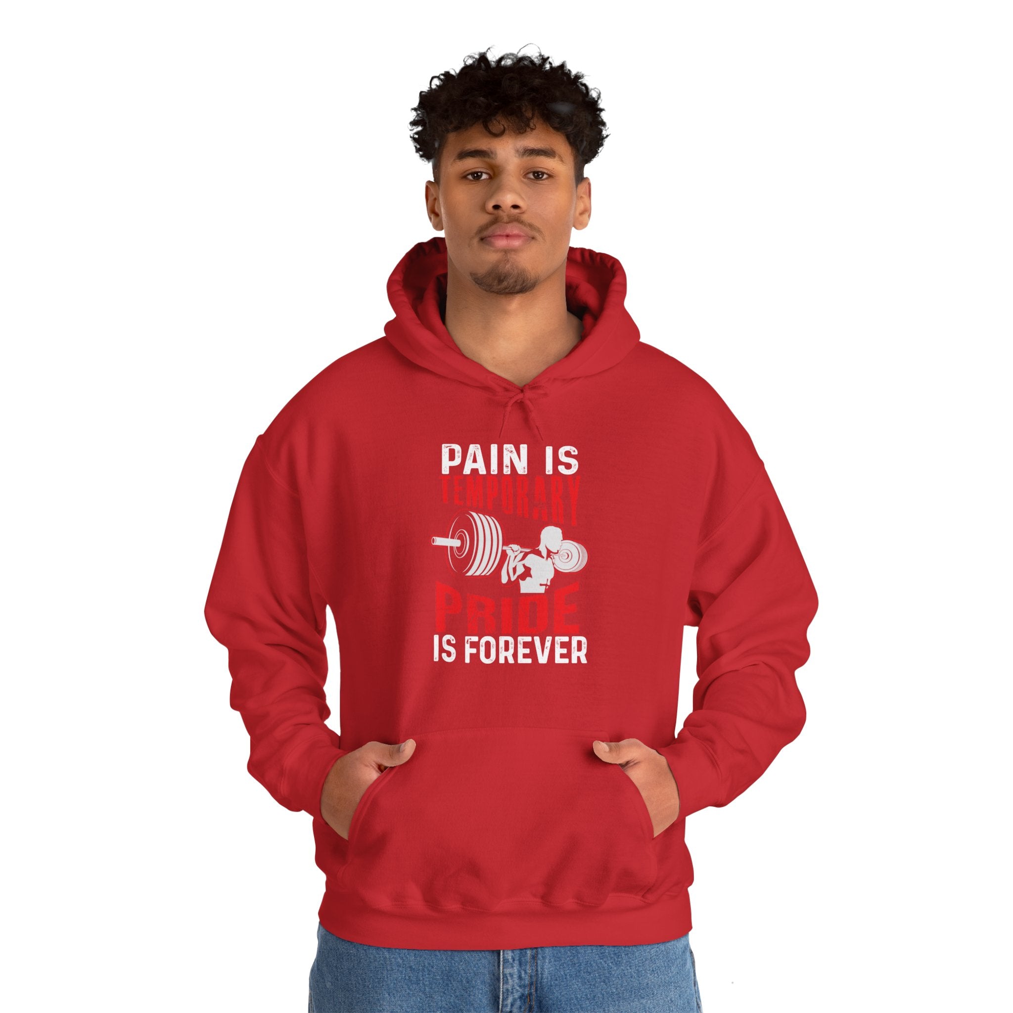 "Pain Is Temporary Pride Is Forever" Unisex Heavy Blend™ Hooded Sweatshirt