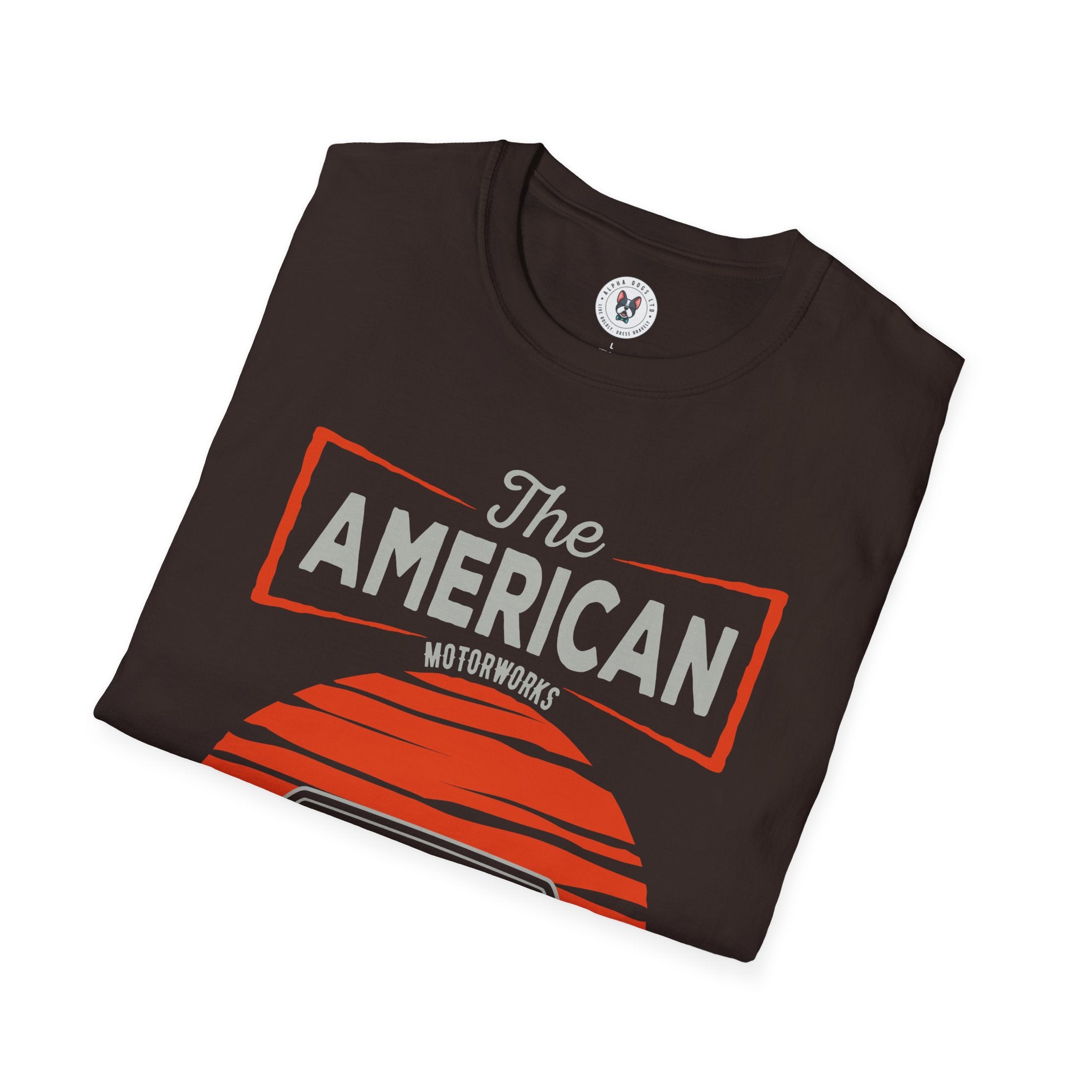 "THE AMERICAN MOTOWORKS MADE IN THE USA SINCE 1964" Unisex Soft style T-Shirt