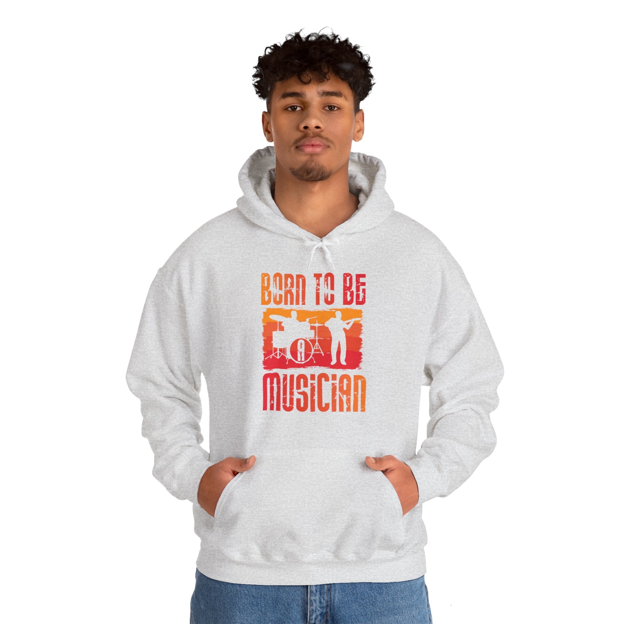 "Born To Be Musician"   Unisex Heavy Blend™ Hooded Sweatshirt