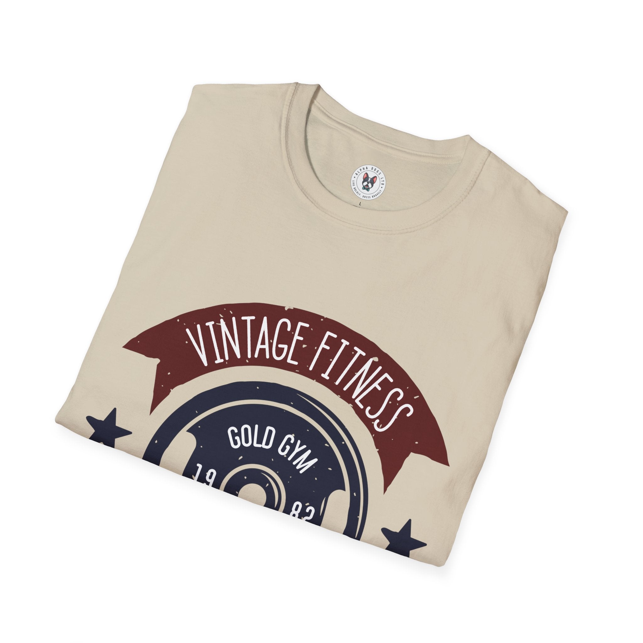 "Vintage Fitness Retro Gym Group" Unisex Soft style T-Shirt