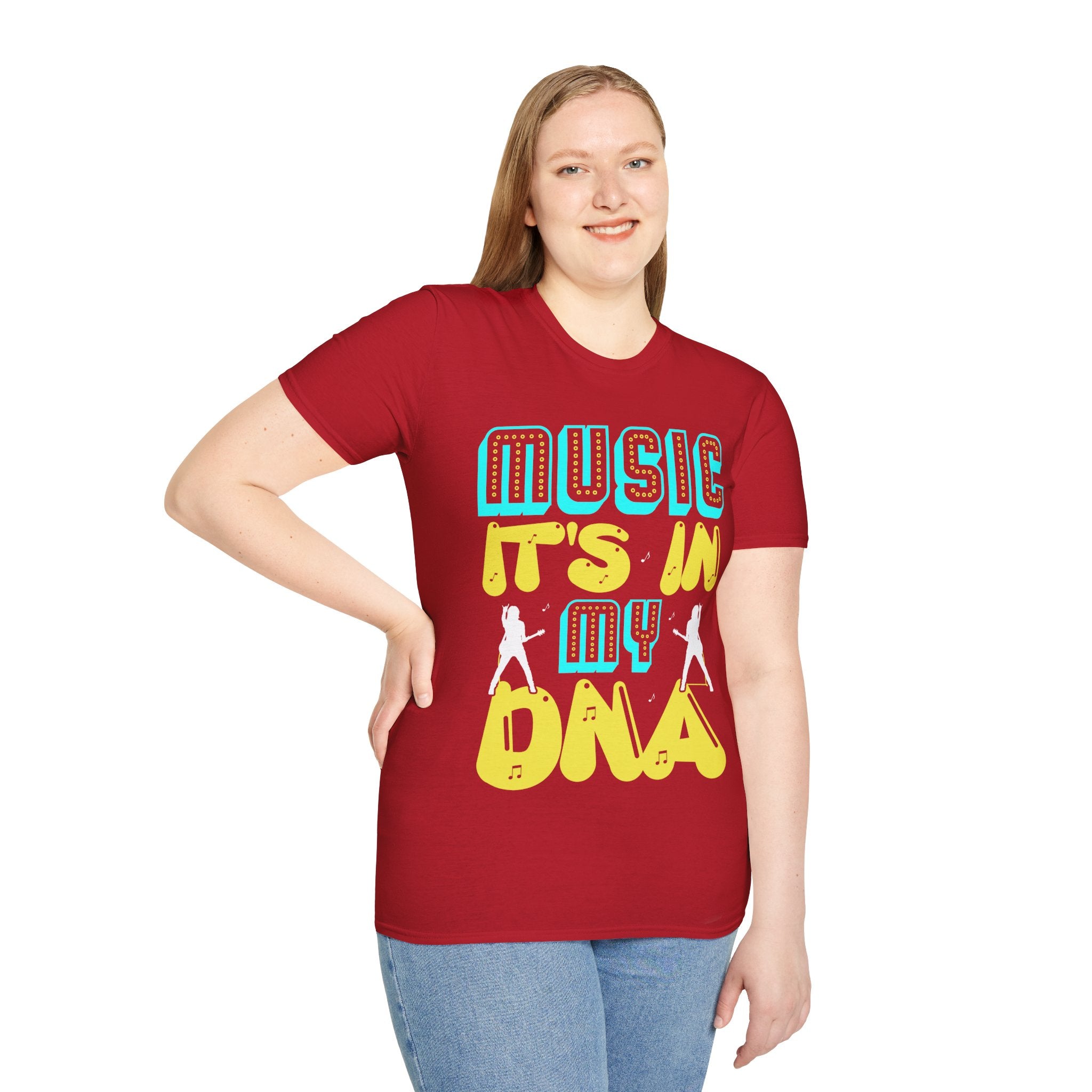 "Music Its In My DNA" Unisex Soft style T-Shirt