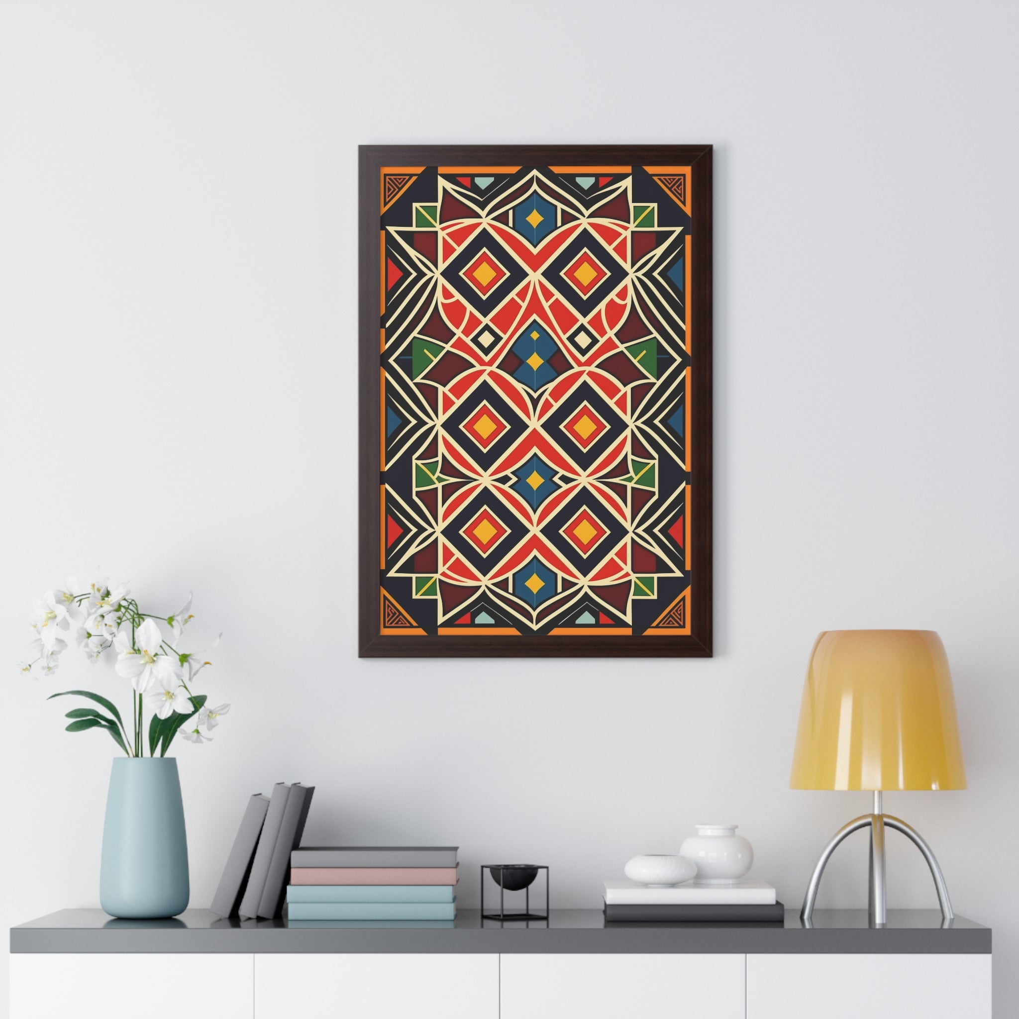 "BOHO" Framed Vertical Poster