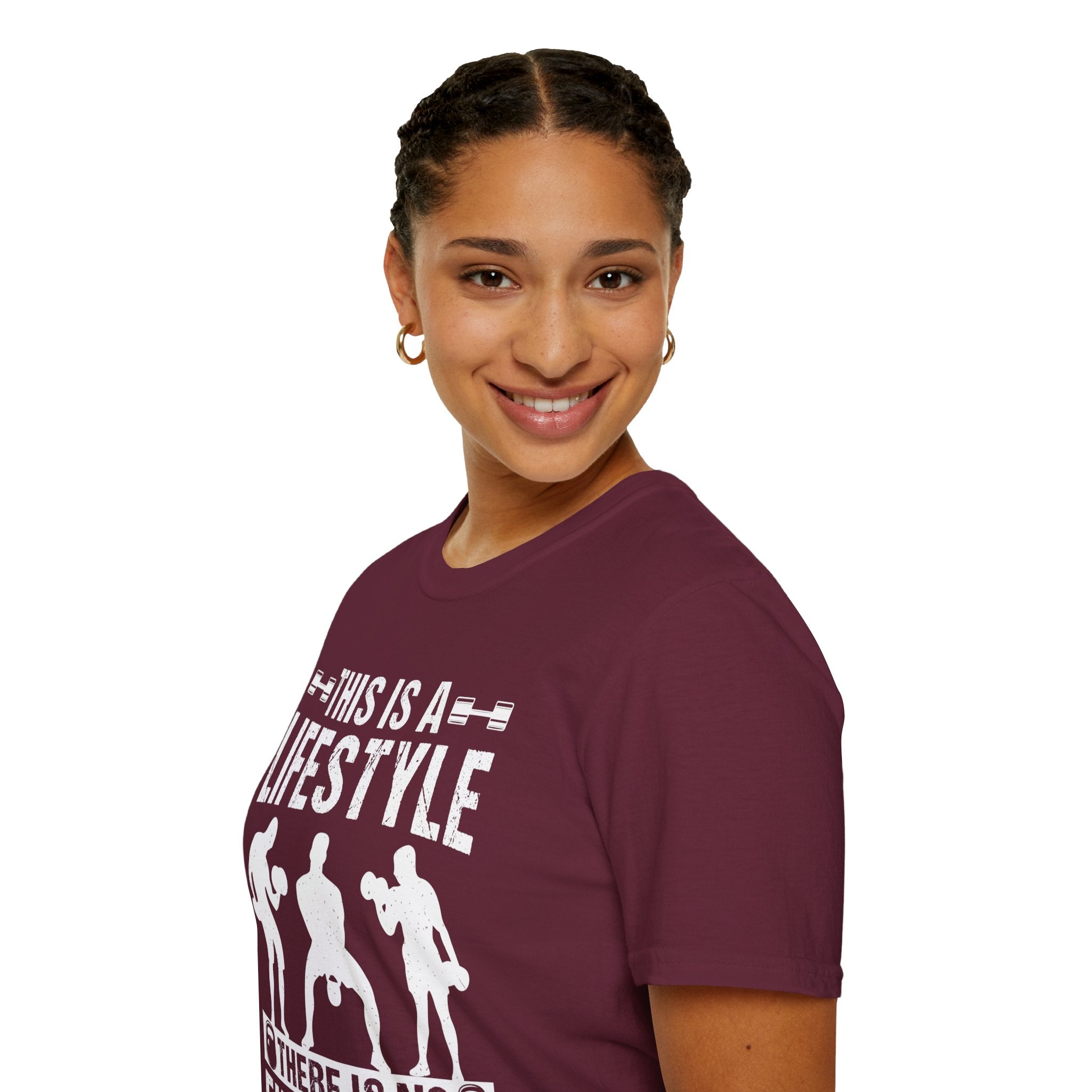 "This Is A Life Style There Is No Finish Line" Unisex Soft style T-Shirt