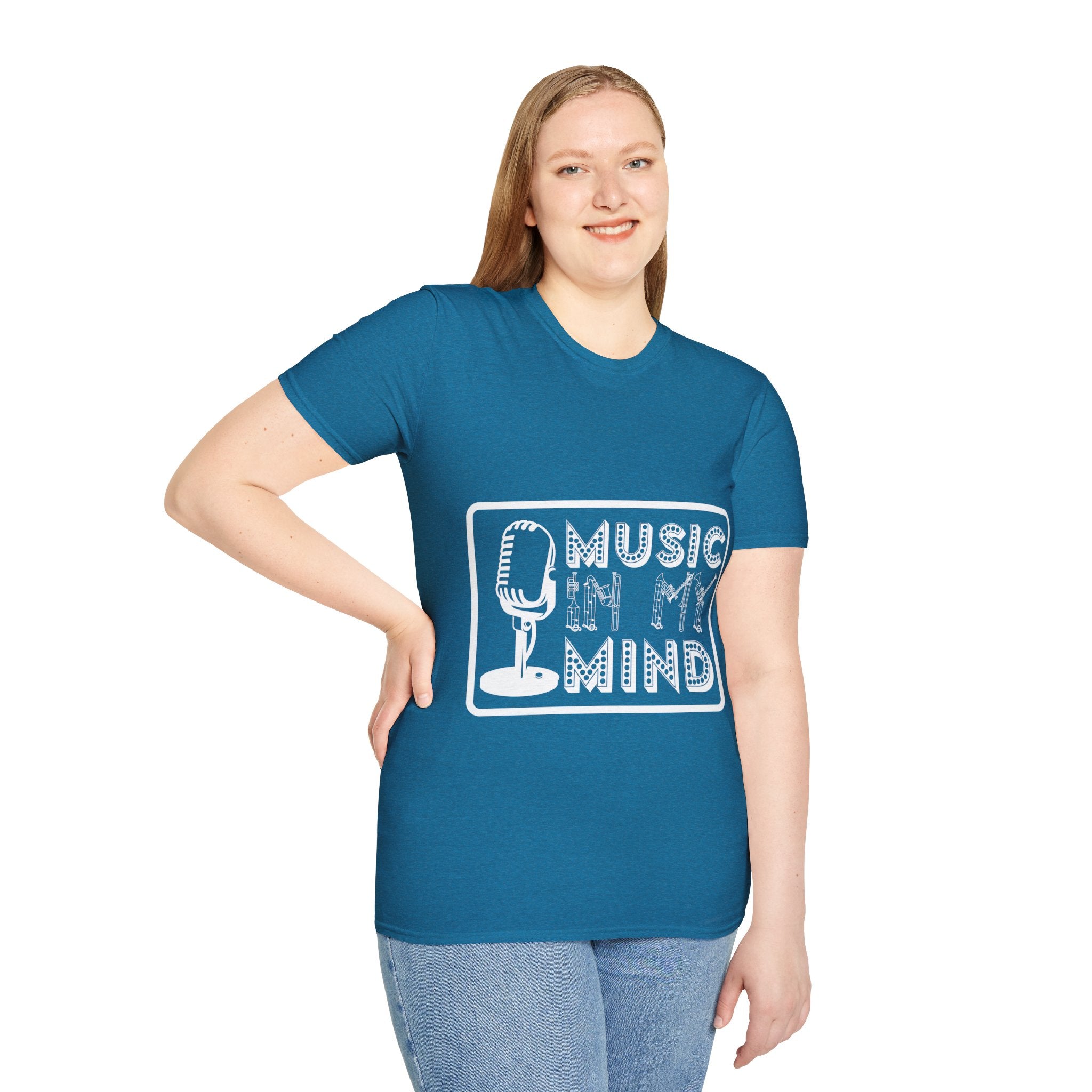 "Music In My Mind" Unisex Soft style T-Shirt