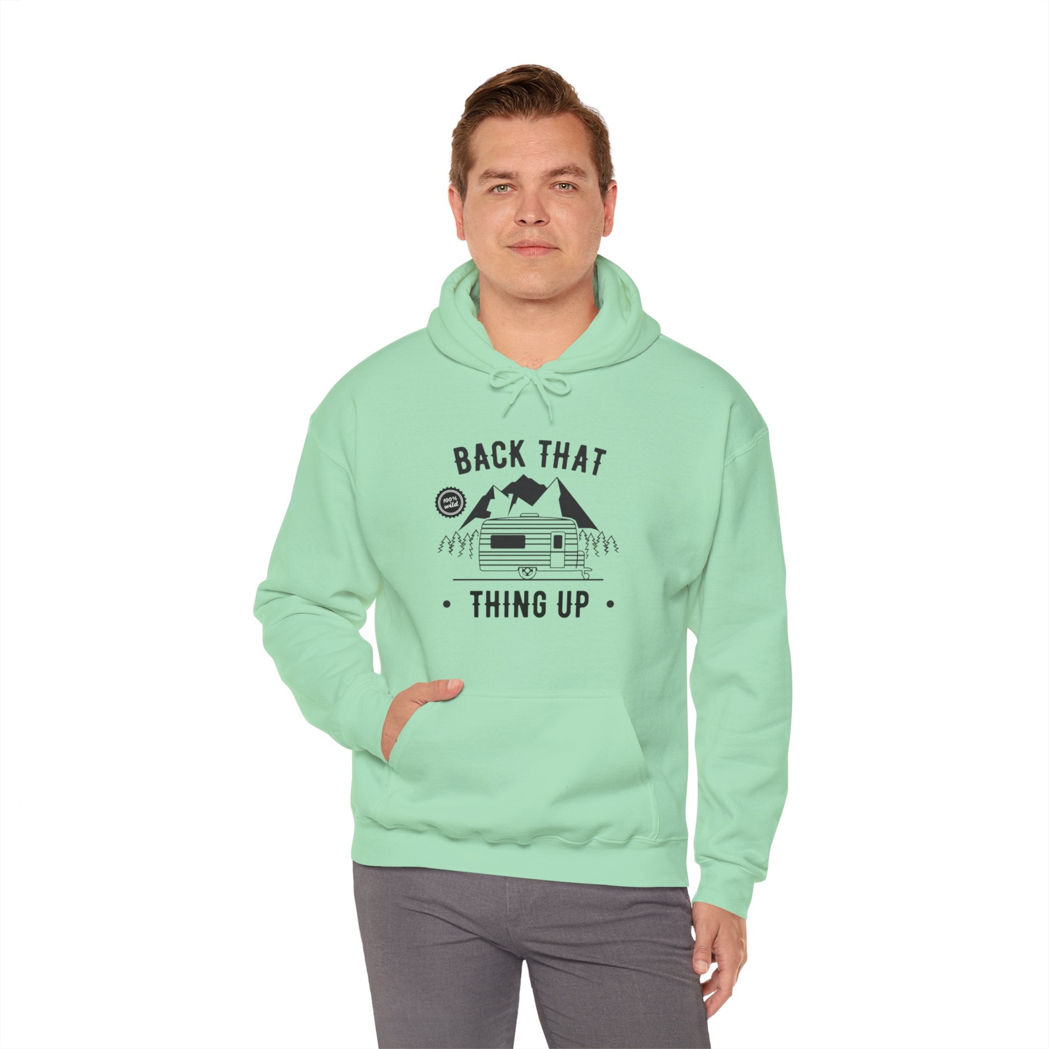 "Back That Thing Up" Unisex Heavy Blend™ Hooded Sweatshirt