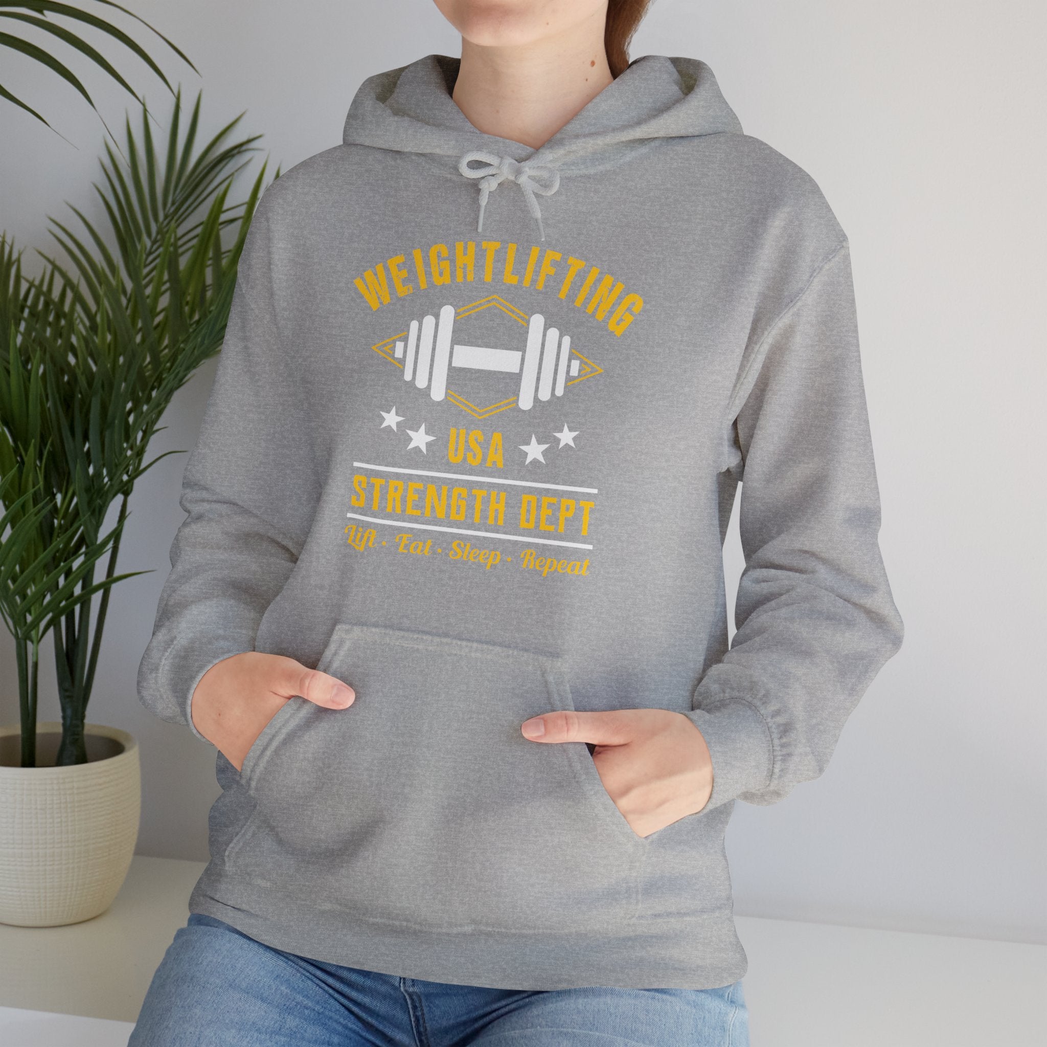 "WeightLifting" Unisex Heavy Blend™ Hooded Sweatshirt