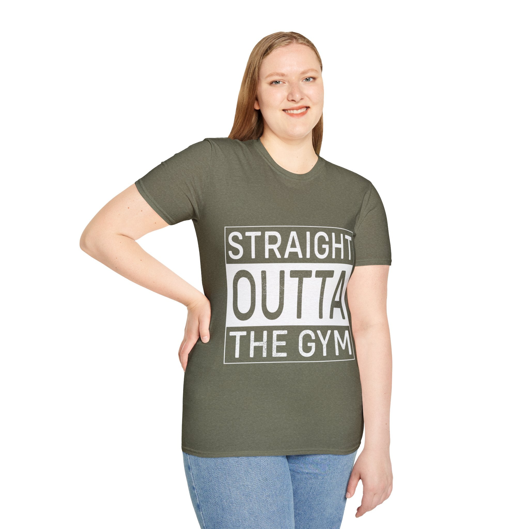 "Straight Outta The Gym" Unisex Soft style T-Shirt