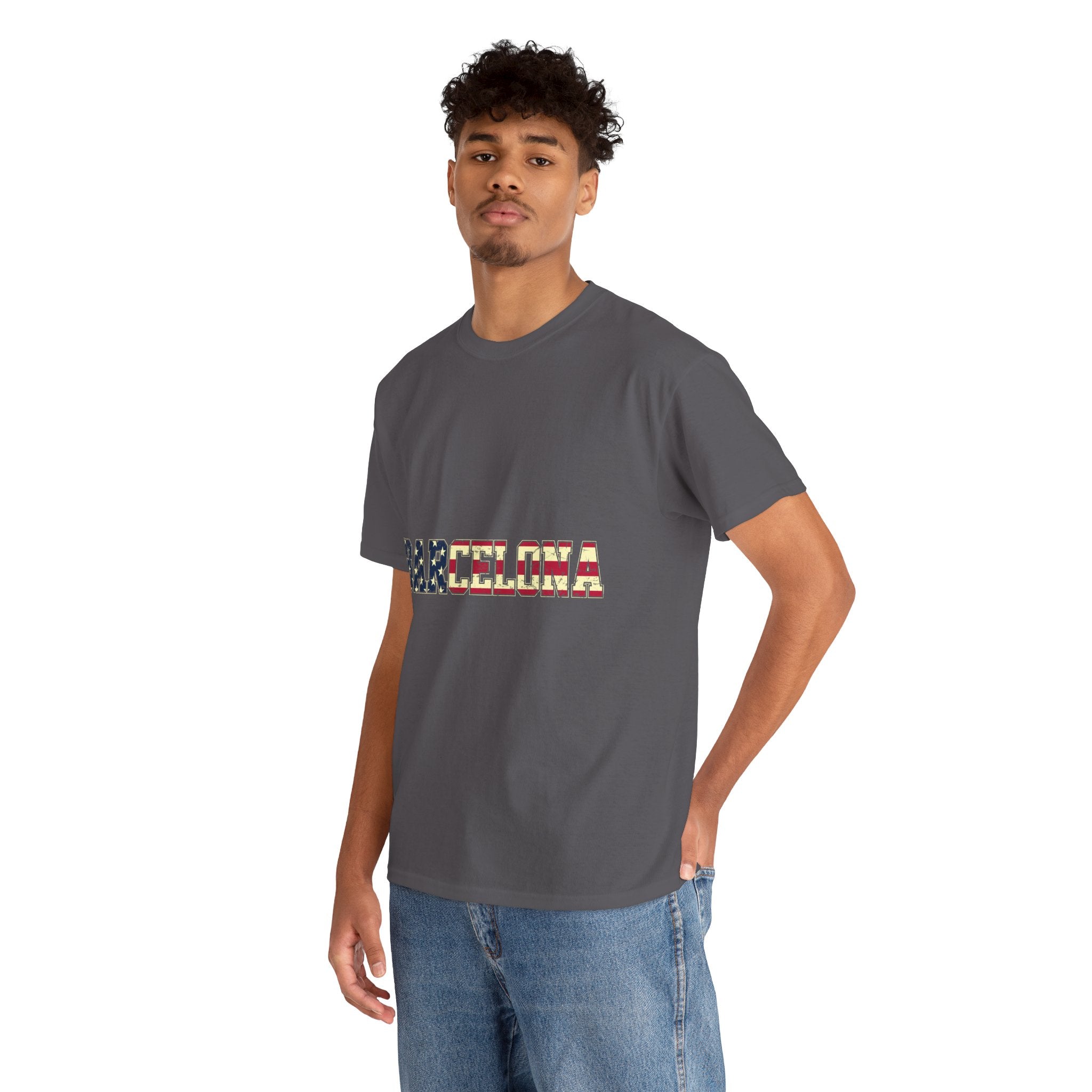 Barcelona Unisex Heavy Cotton Tee