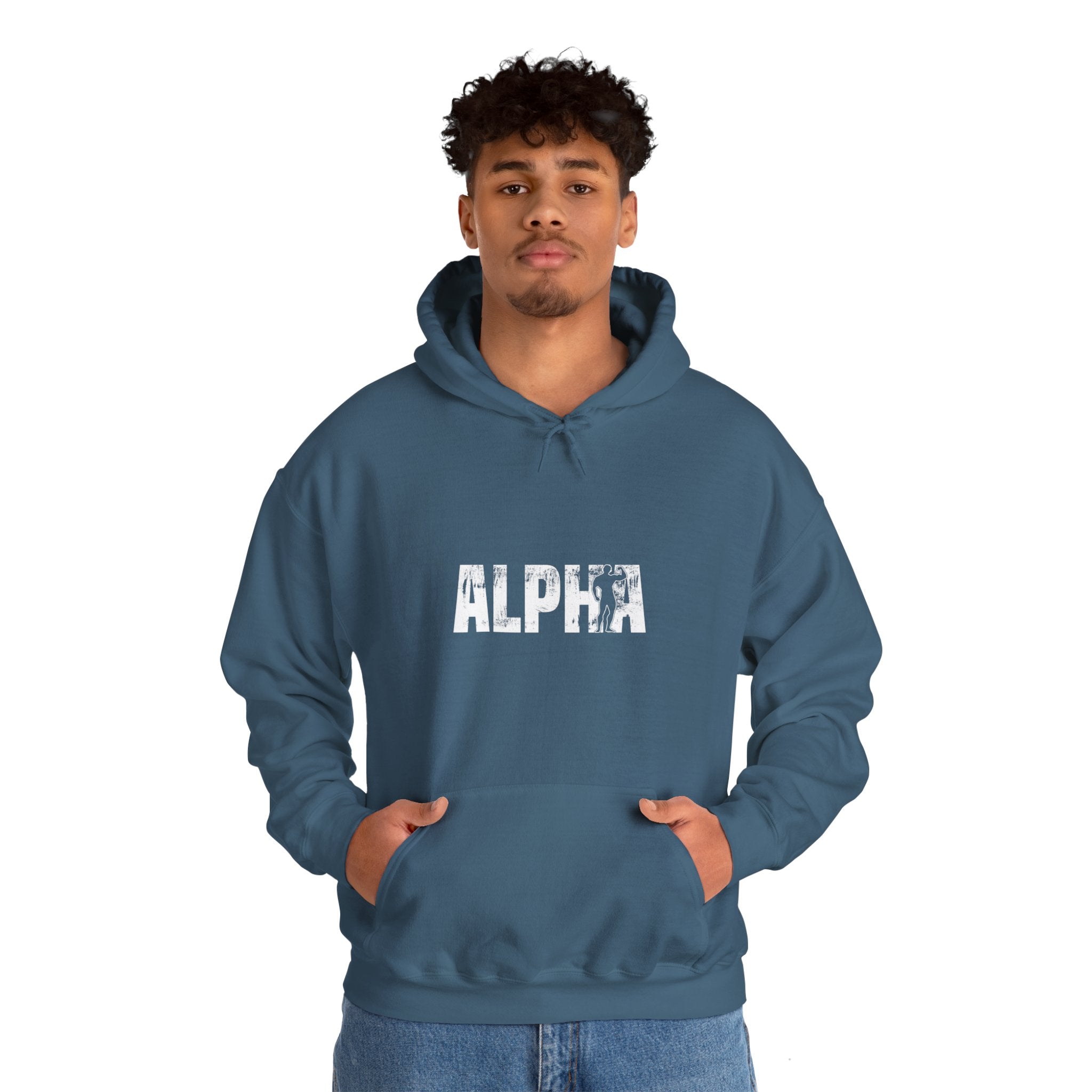 "Alpha Gym"  Unisex Heavy Blend™ Hooded Sweatshirt