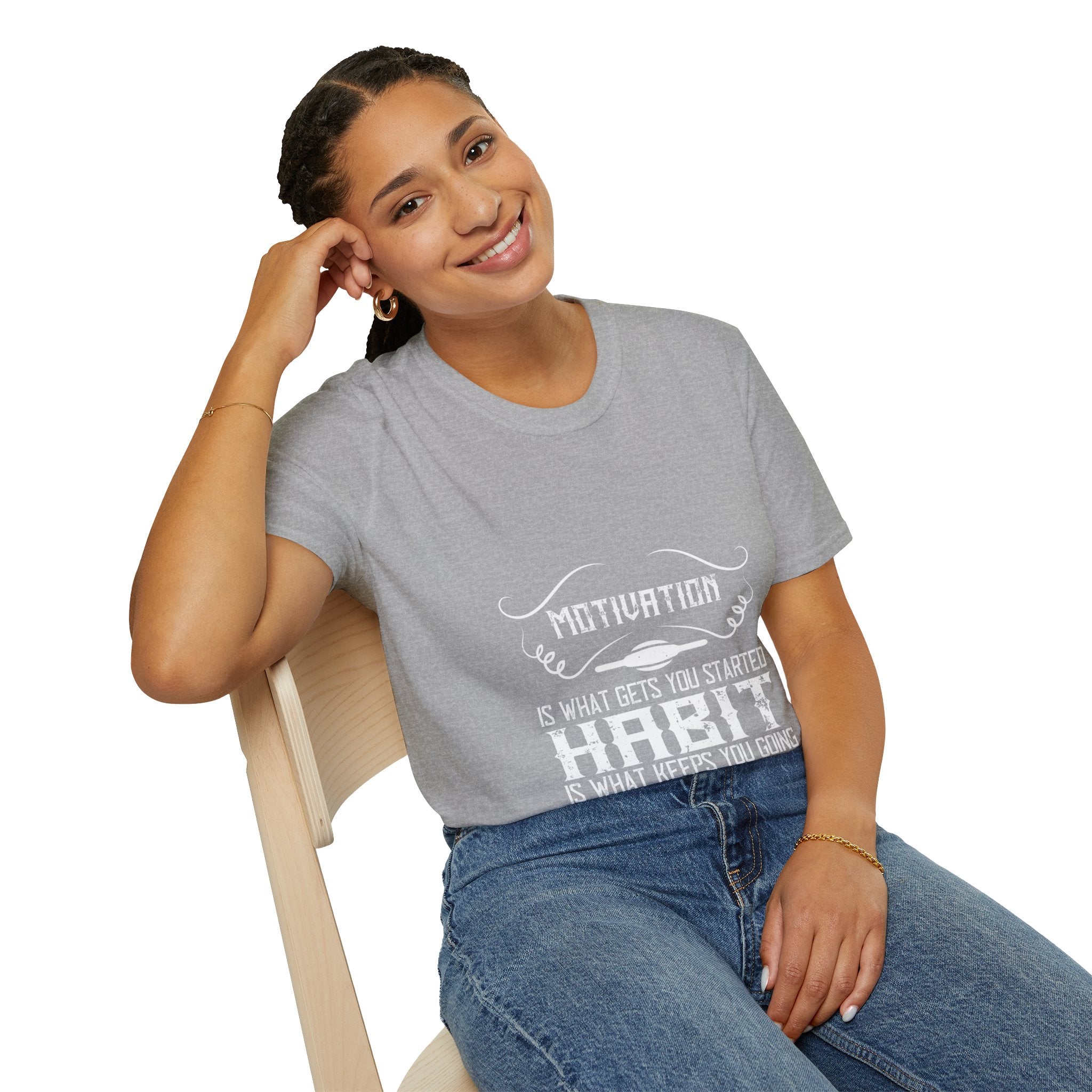 "Habit Is What Keeps You Going" Unisex Soft style T-Shirt