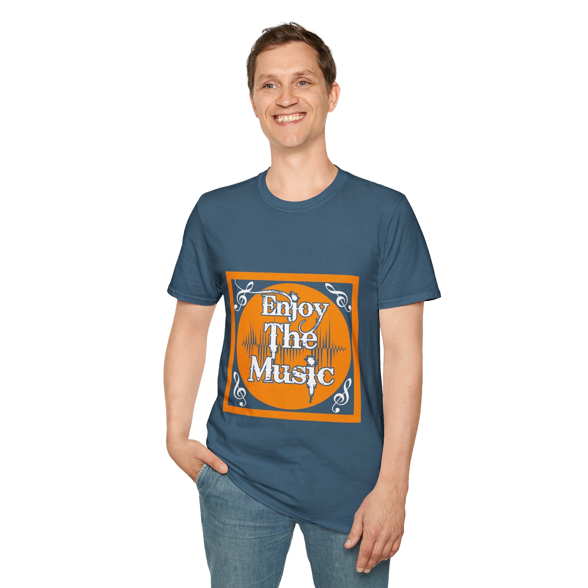 "Enjoy The Music" Unisex Soft style T-Shirt