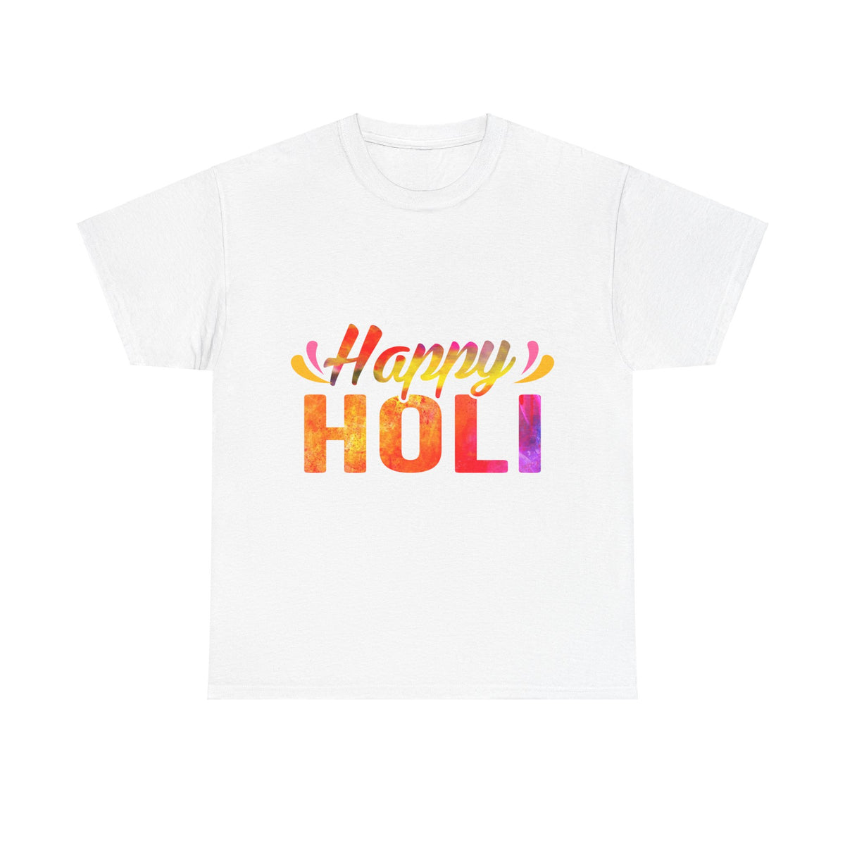 Happy Holi Unisex Heavy Cotton Tee