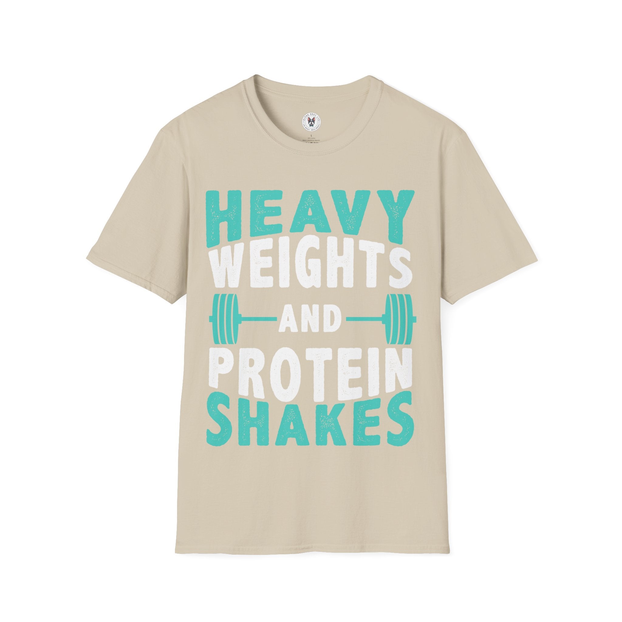 "Heavy Weights And Proteins Shakes" Unisex Soft Style T-Shirt