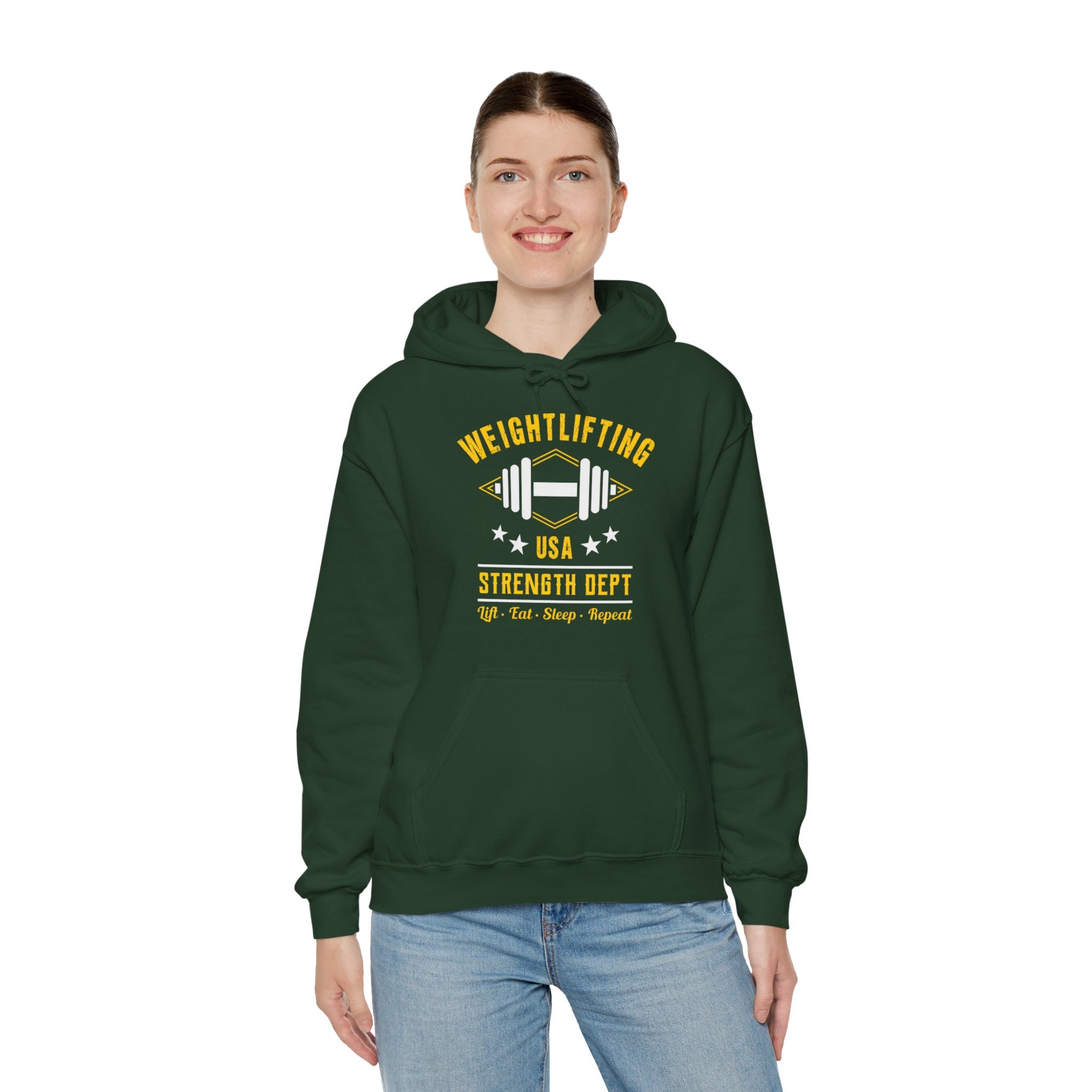 "WeightLifting" Unisex Heavy Blend™ Hooded Sweatshirt