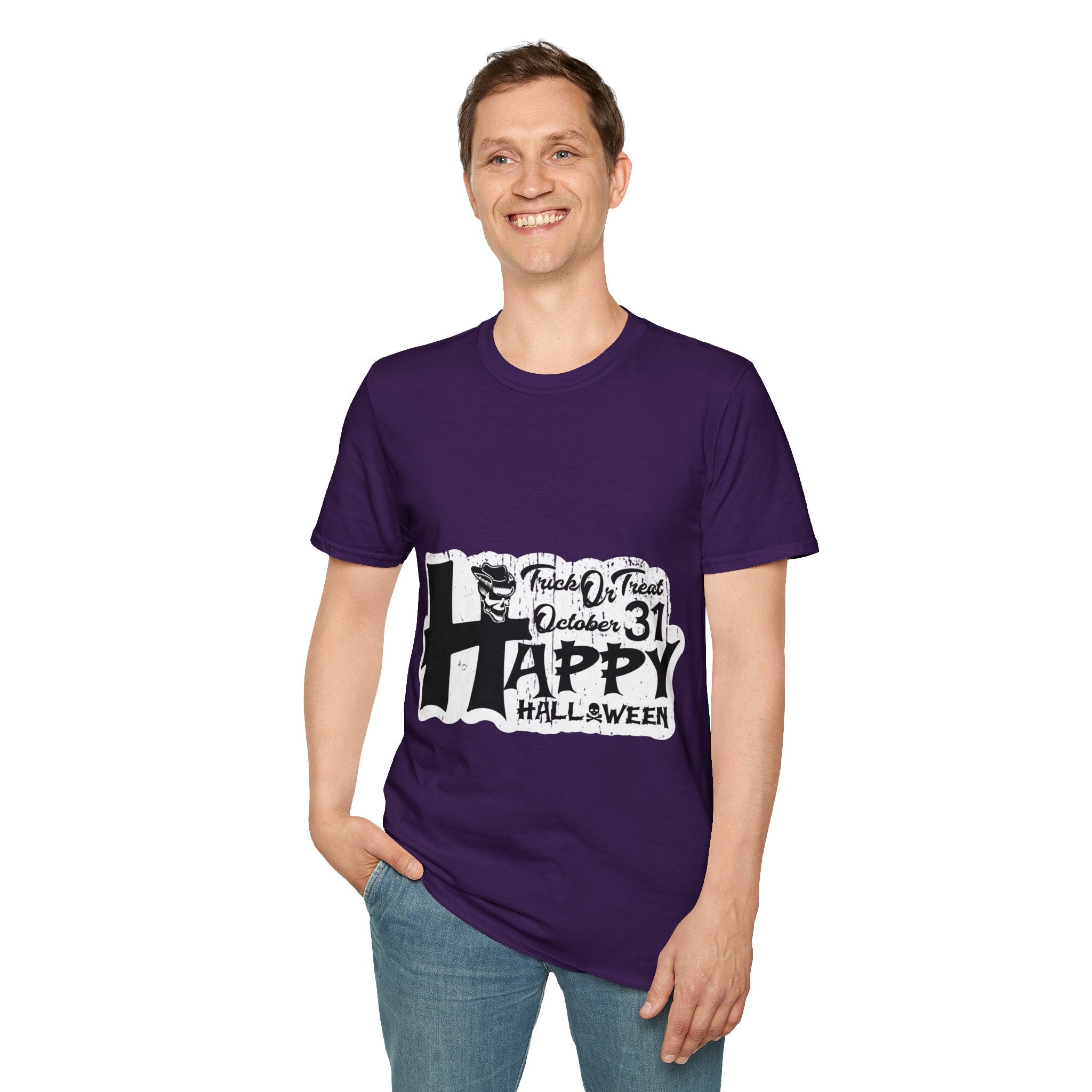 "HAPPY HALLOWEEN" Unisex Soft style T-Shirt