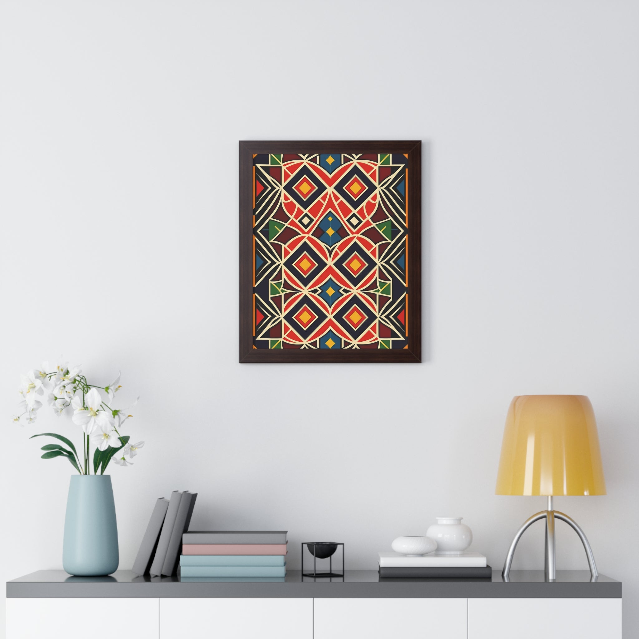 "BOHO" Framed Vertical Poster