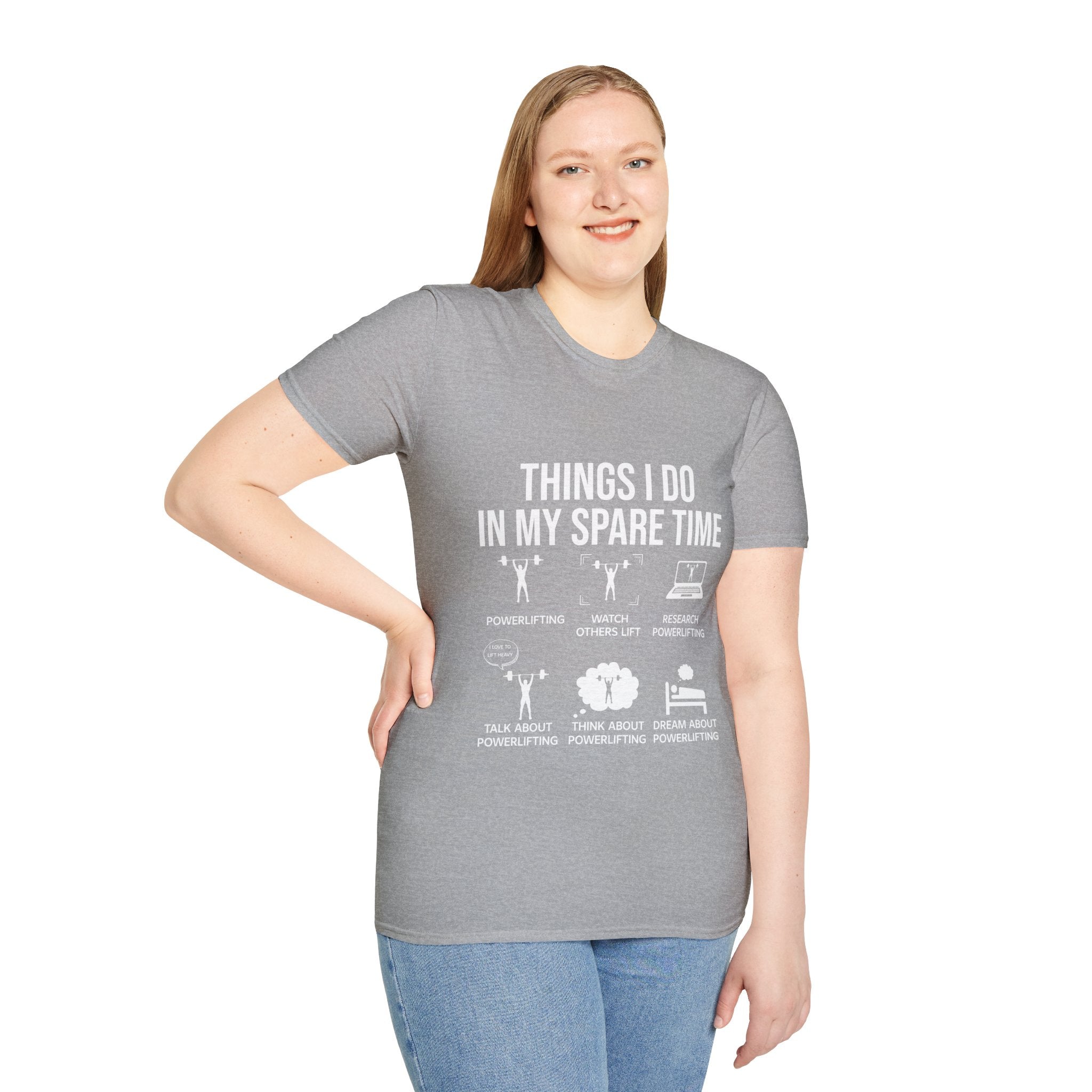 "Things I Do In My Spare Time"  Unisex Soft style T-Shirt