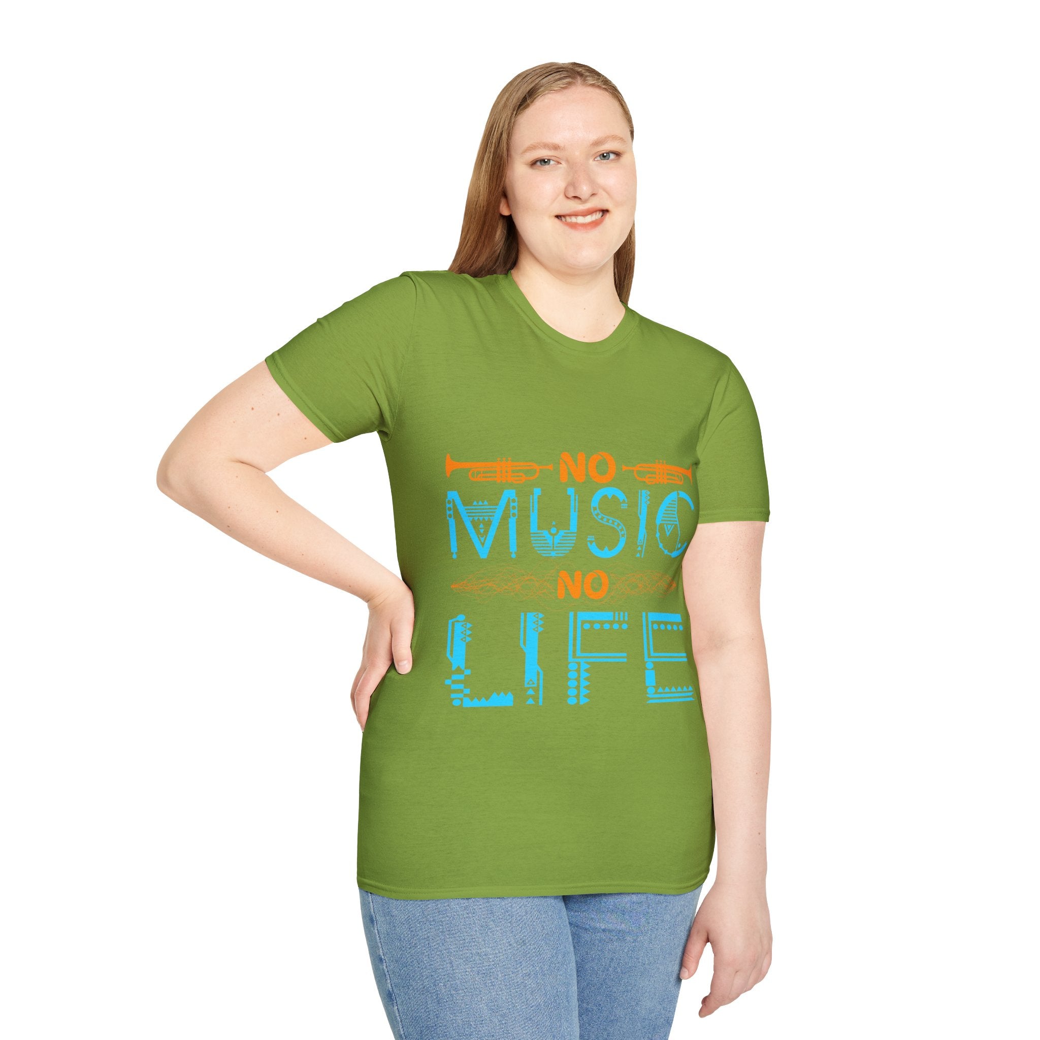 "No Music No Life" Unisex Soft style T-Shirt