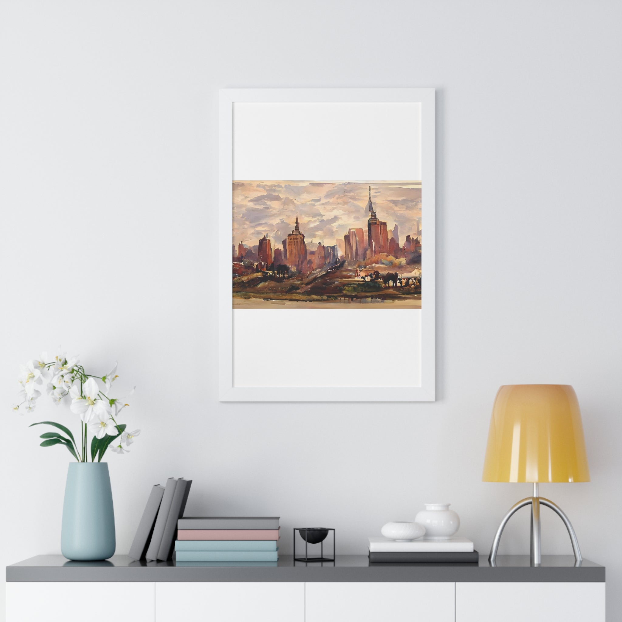 "ARCHITECTURE" Framed Vertical Poster