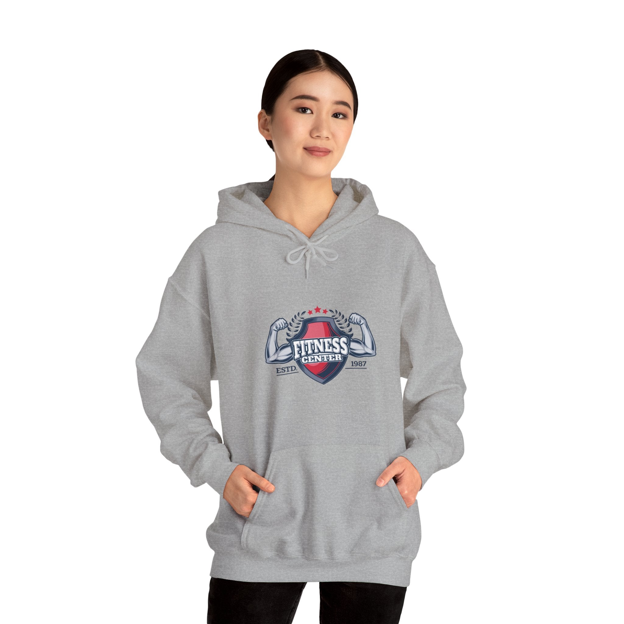 "Fitness Center"  Unisex Heavy Blend™ Hooded Sweatshirt