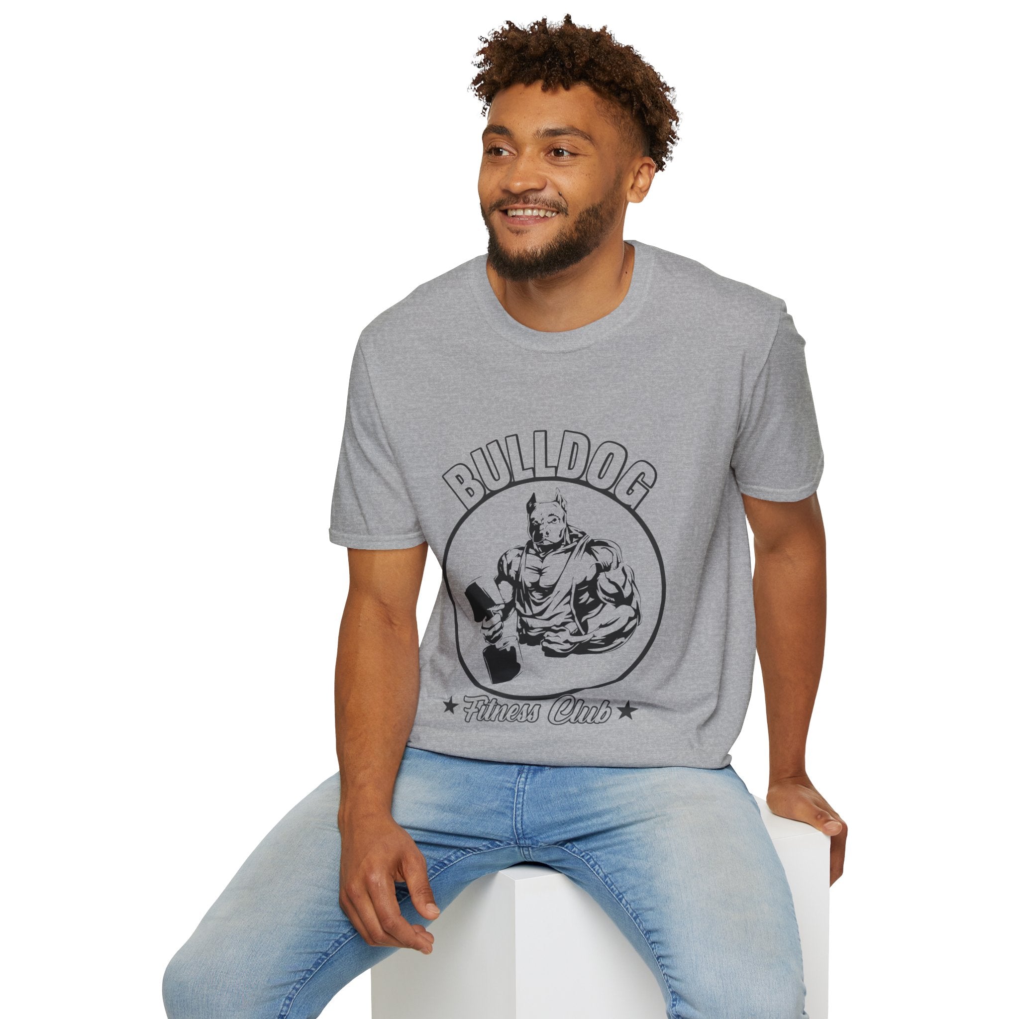 "BullDog Fitness Club" Unisex Soft style T-Shirt