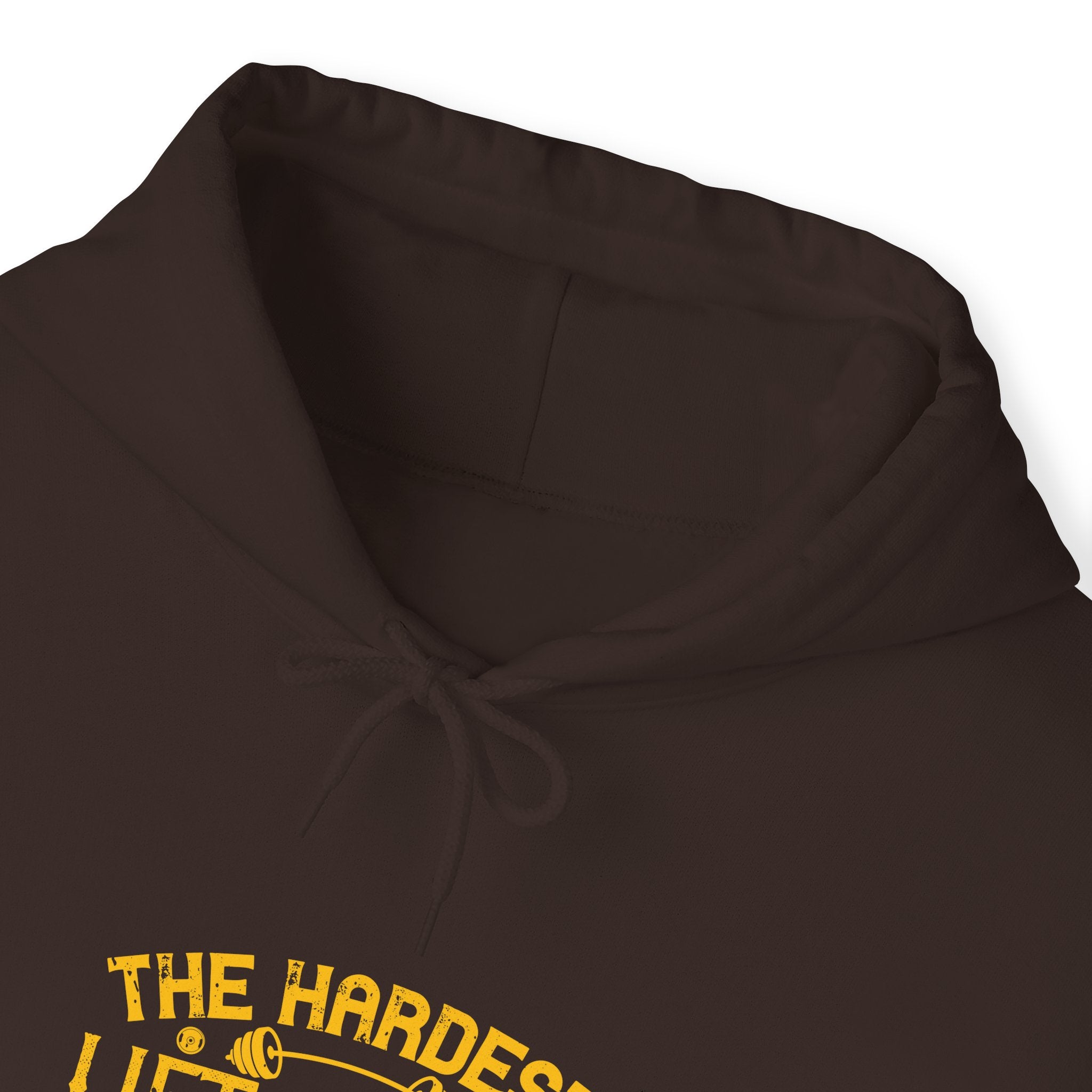 "The hardest lift of all is lifting your butt off the couch"  Unisex Heavy Blend™ Hooded Sweatshirt