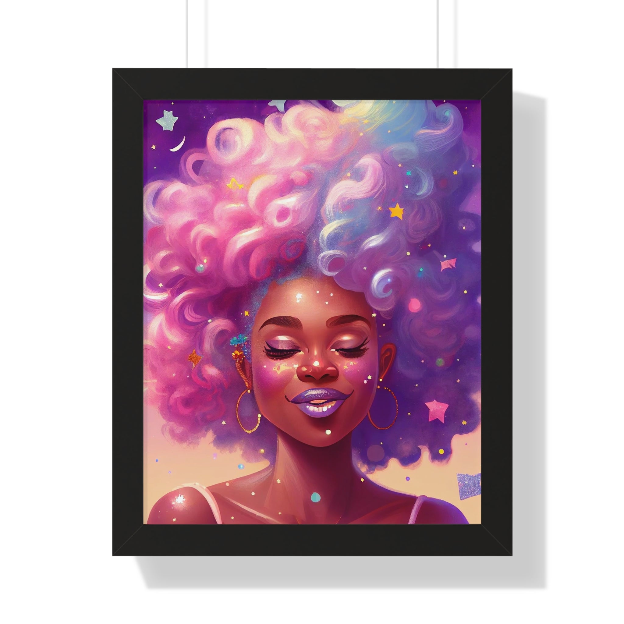 "BLACK GIRL MAGIC" Framed Vertical Poster