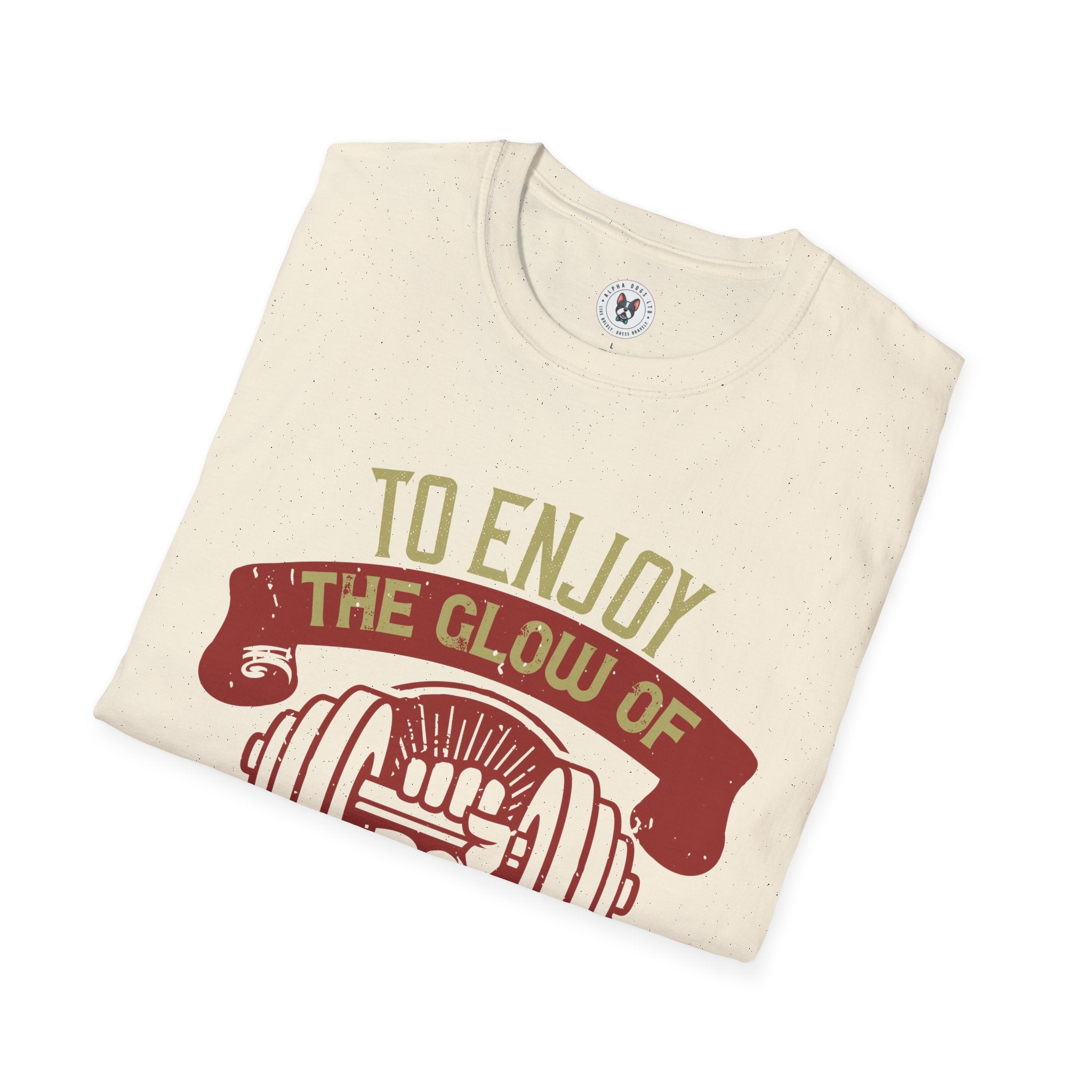 "To enjoy the glow of good health, you must exercise" Unisex Soft style T-Shirt