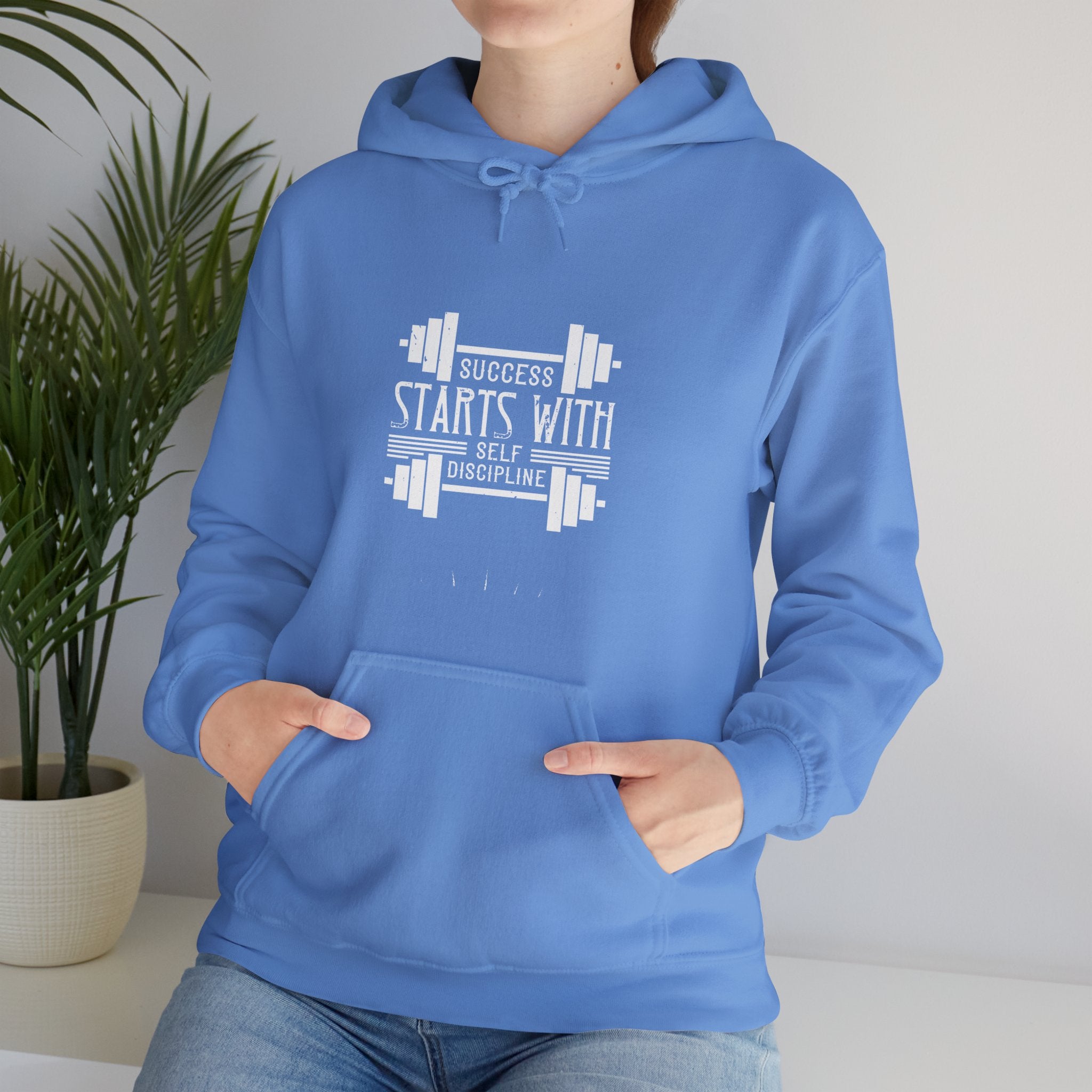 "Success Starts With Self Discipline" Unisex Heavy Blend™ Hooded Sweatshirt