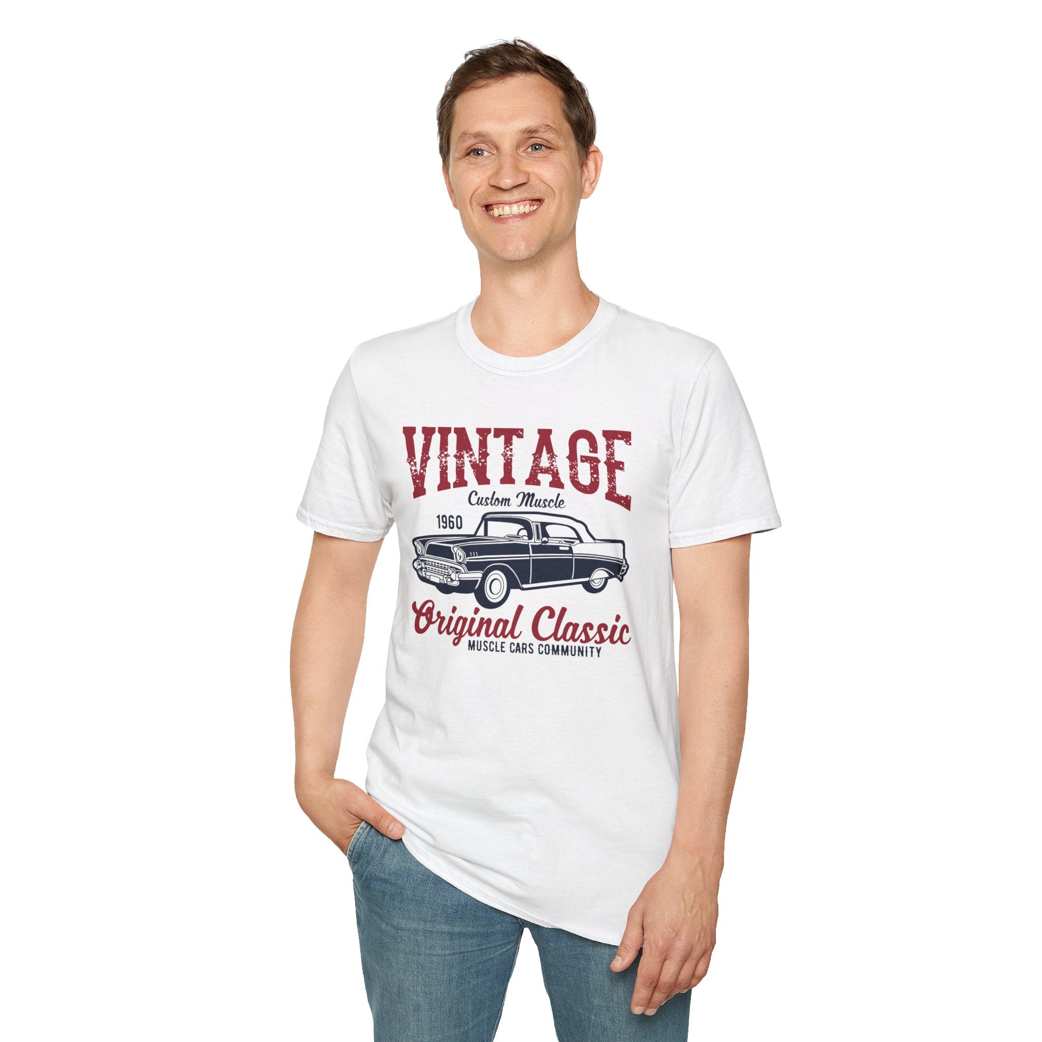 "VINTAGE ORIGINAL CLASSIC" Unisex Soft style T-Shirt