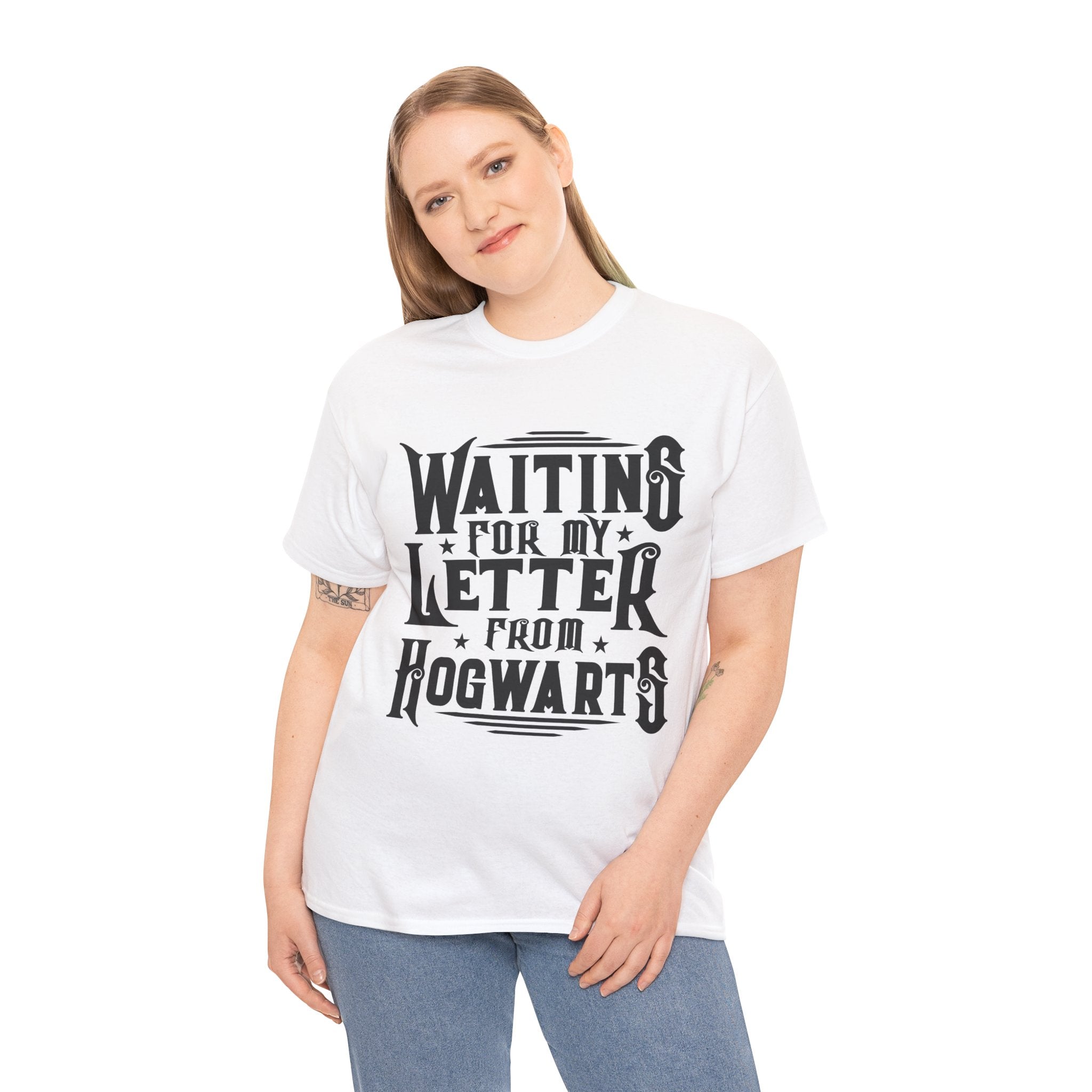 "Waiting For My Letter From Hogwarts" Unisex Heavy Cotton Tee