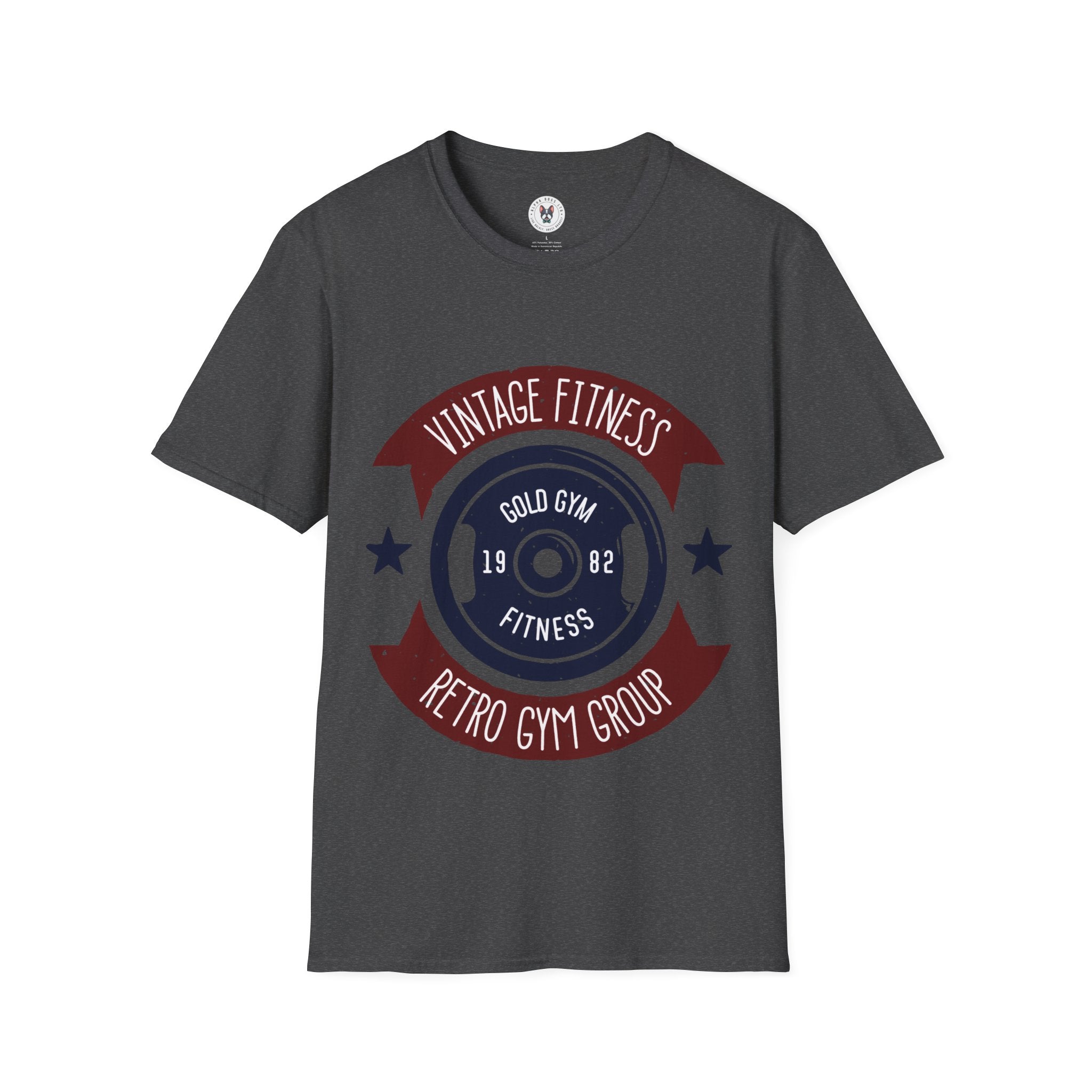 "Vintage Fitness Retro Gym Group" Unisex Soft style T-Shirt