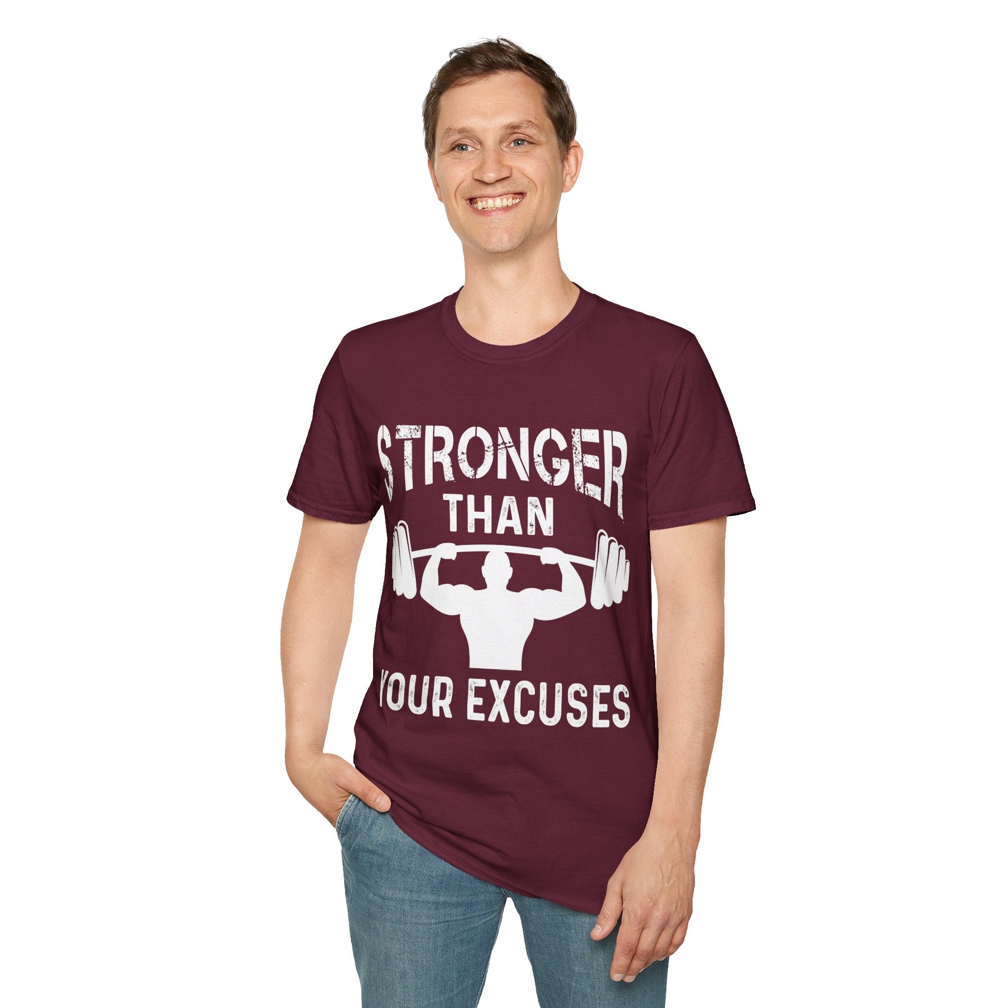 "Stronger Than Your Excuses" Unisex Soft style T-Shirt