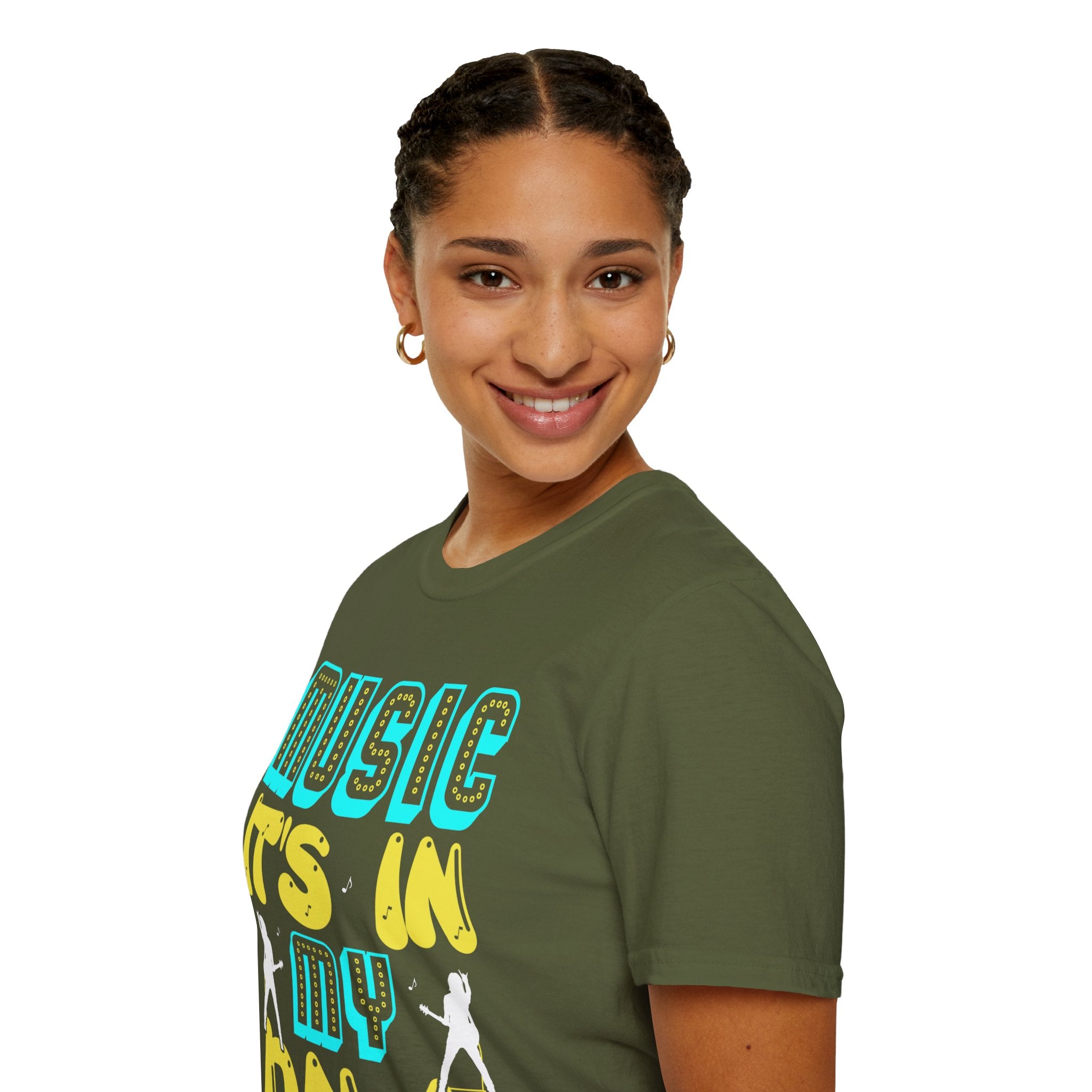 "Music Its In My DNA" Unisex Soft style T-Shirt