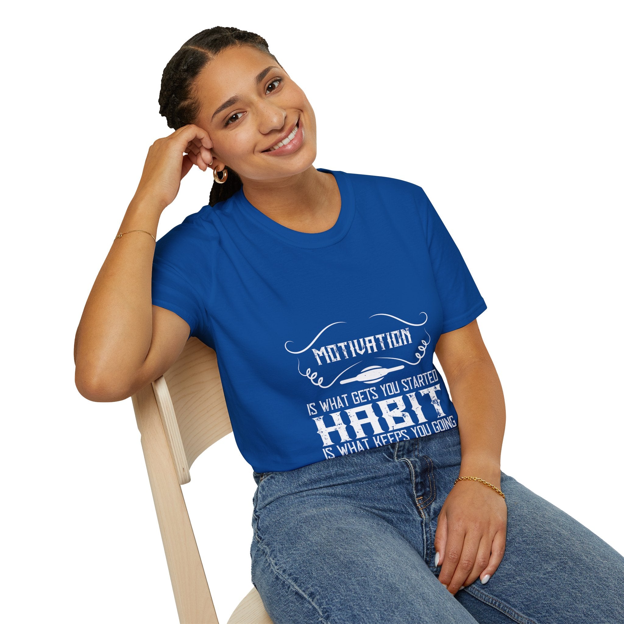 "Habit Is What Keeps You Going" Unisex Soft style T-Shirt