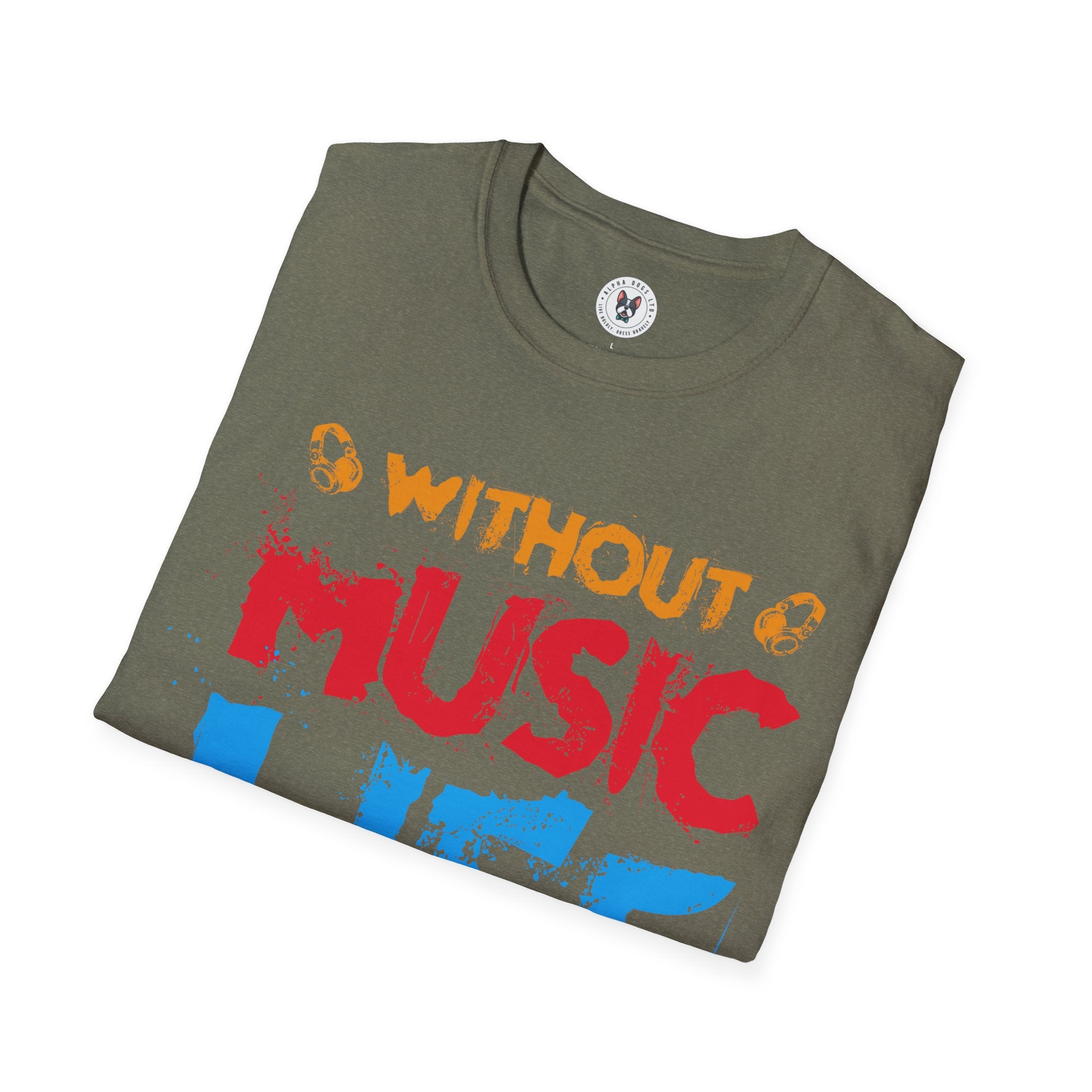 "Without Music Life Would be a Mistake" Unisex Soft style T-Shirt