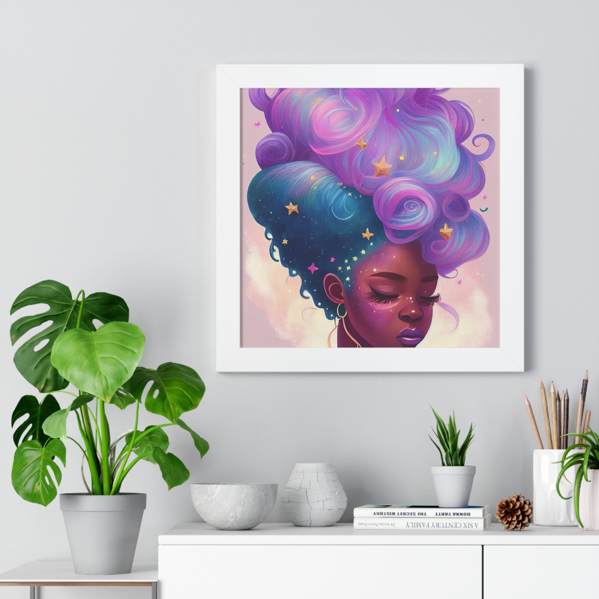 "BLACK GIRL MAGIC" Framed Vertical Poster