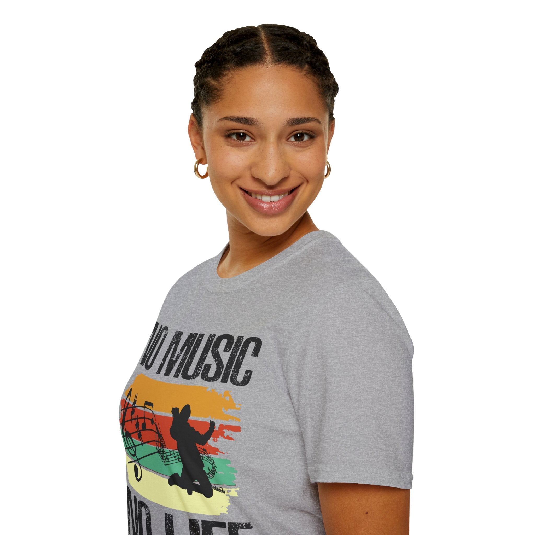 "No Music No Life"  Unisex Soft style T-Shirt