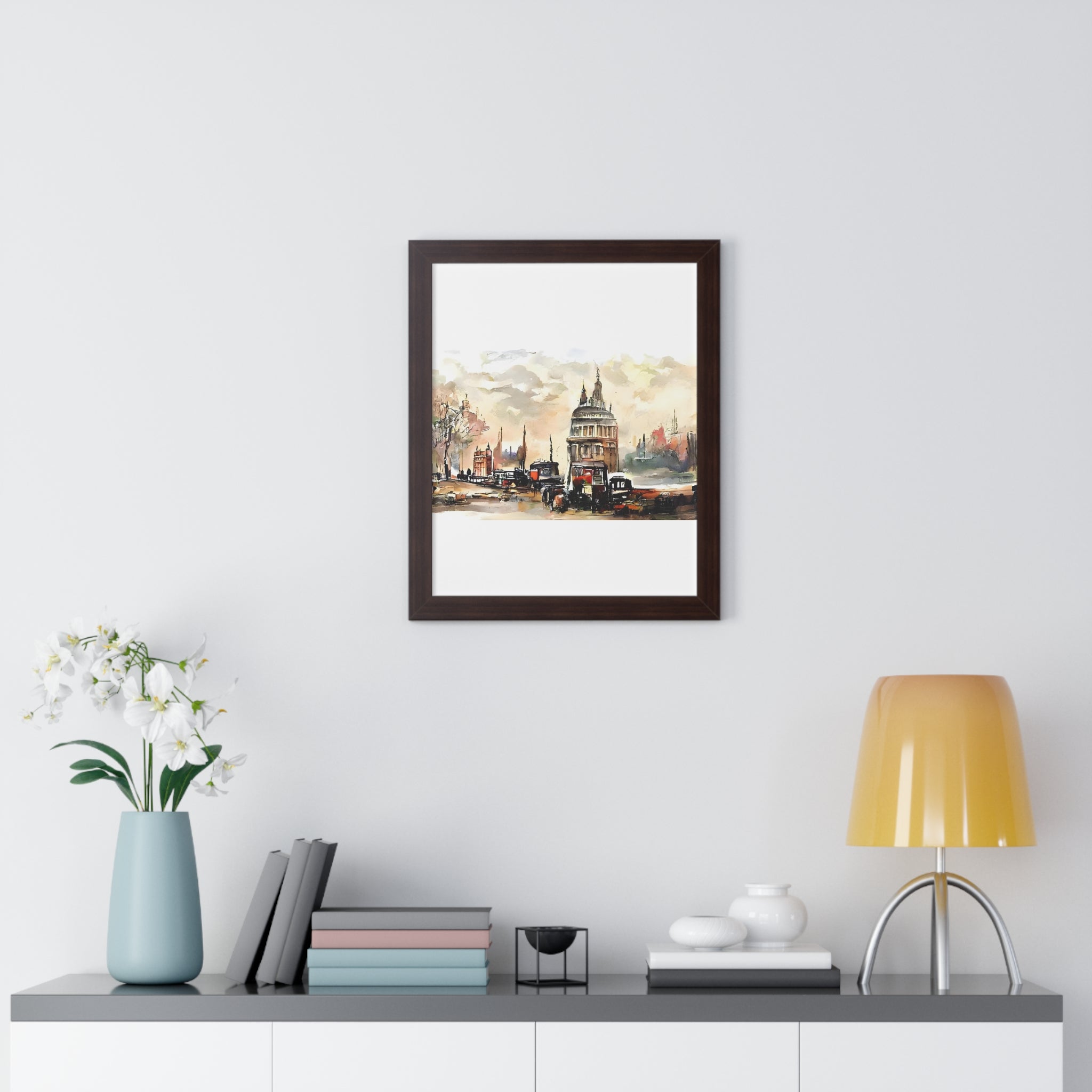 "ARCHITECTURE" Framed Vertical Poster