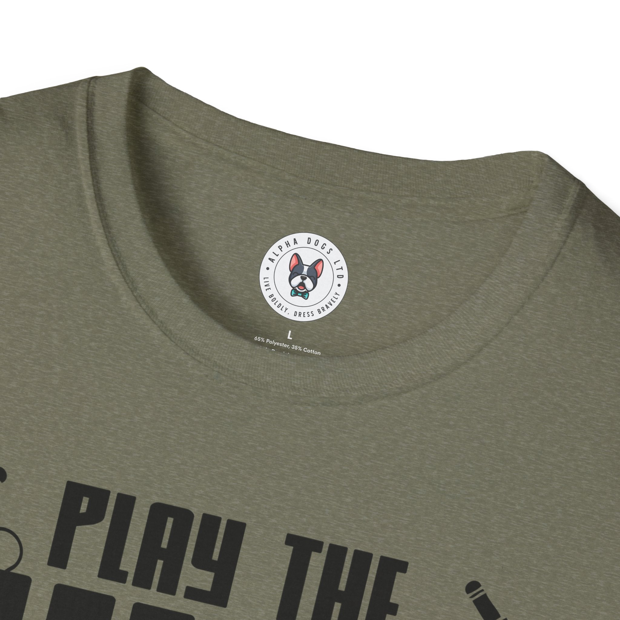 "Play The Music Not The Instrument"  Unisex Soft style T-Shirt