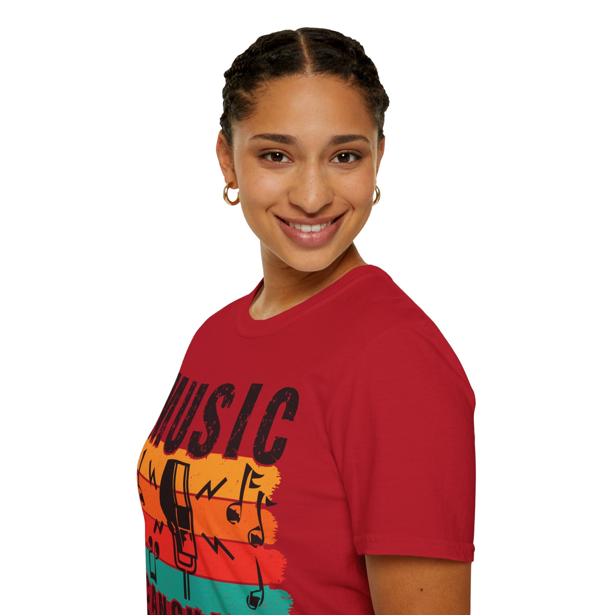 "Music Can Change The World" Unisex Soft style T-Shirt