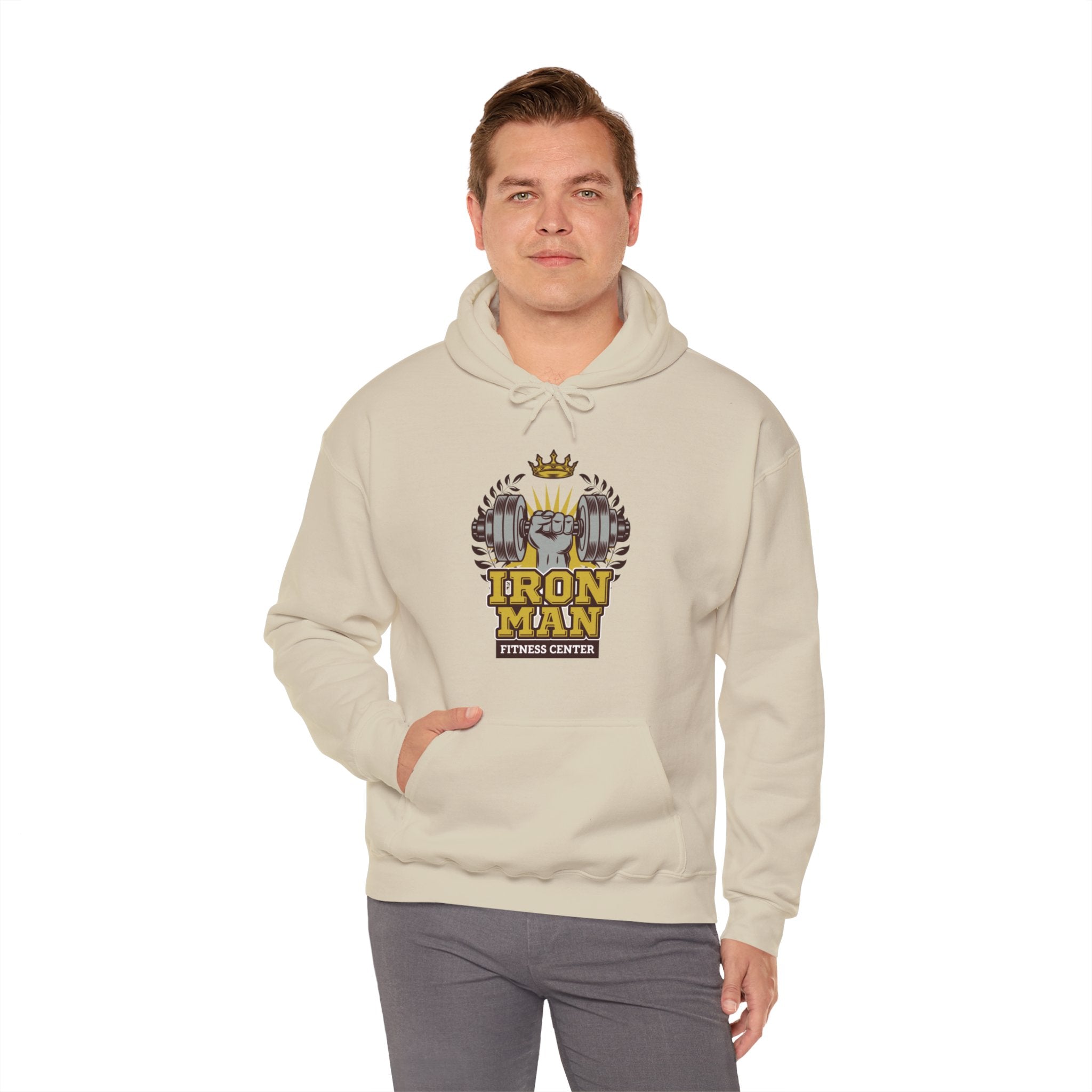 "IronMan Fitness Centre" Unisex Heavy Blend™ Hooded Sweatshirt