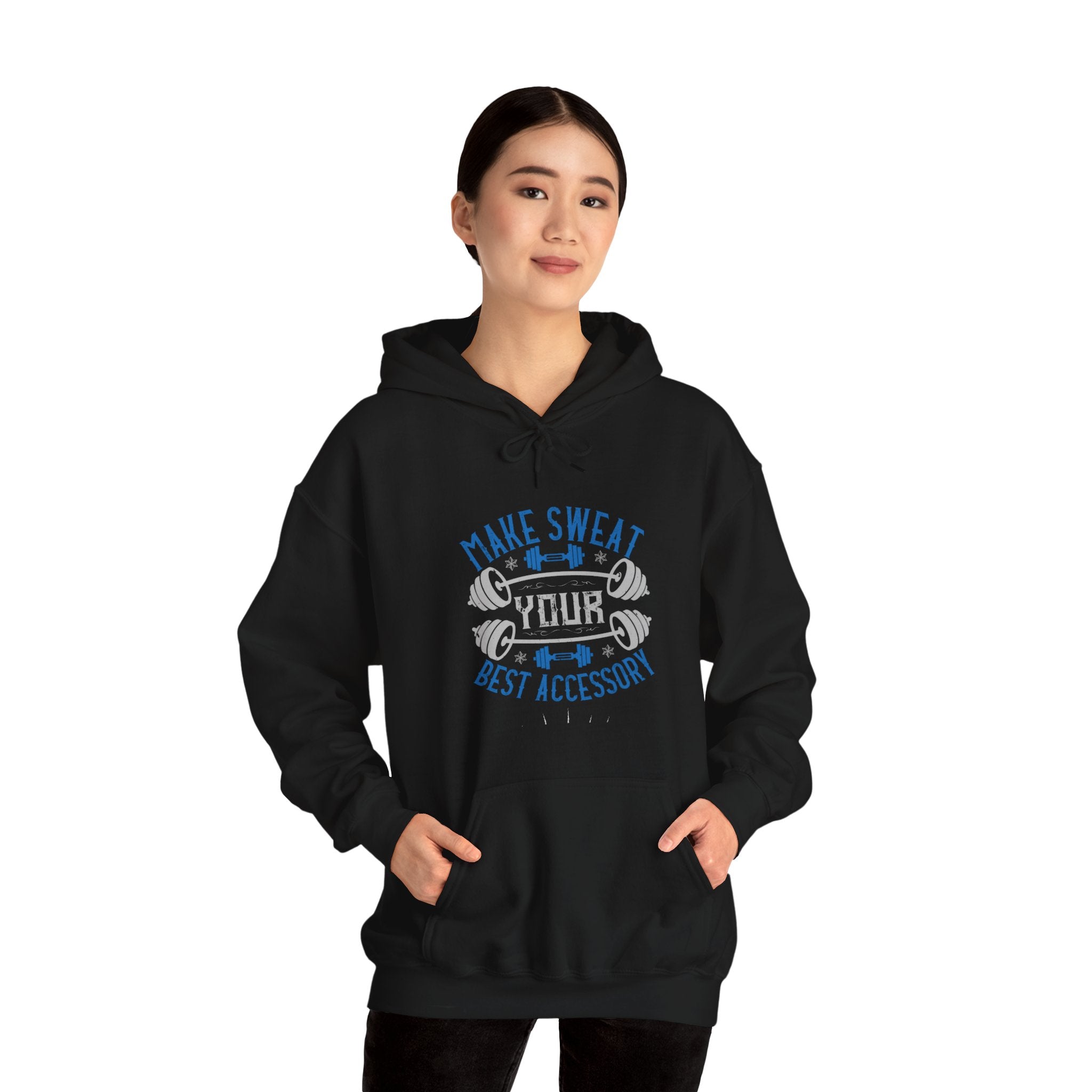 "Make Sweat Your Best Accessory" Unisex Heavy Blend™ Hooded Sweatshirt