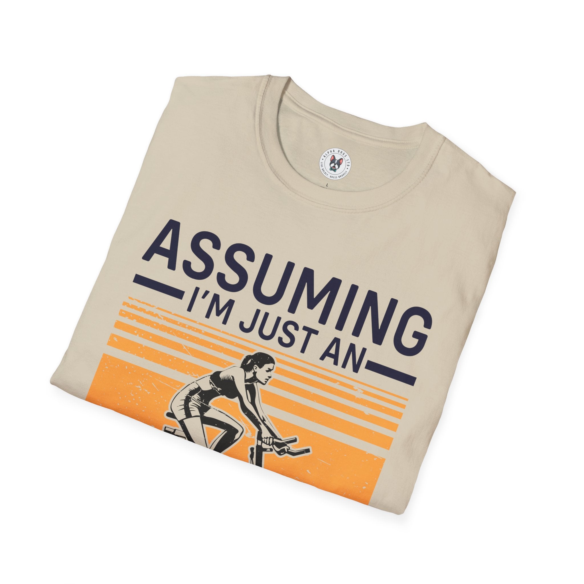 "Assuming I M Just An Old Lady Was Your First Mistake" Unisex Soft style T-Shirt