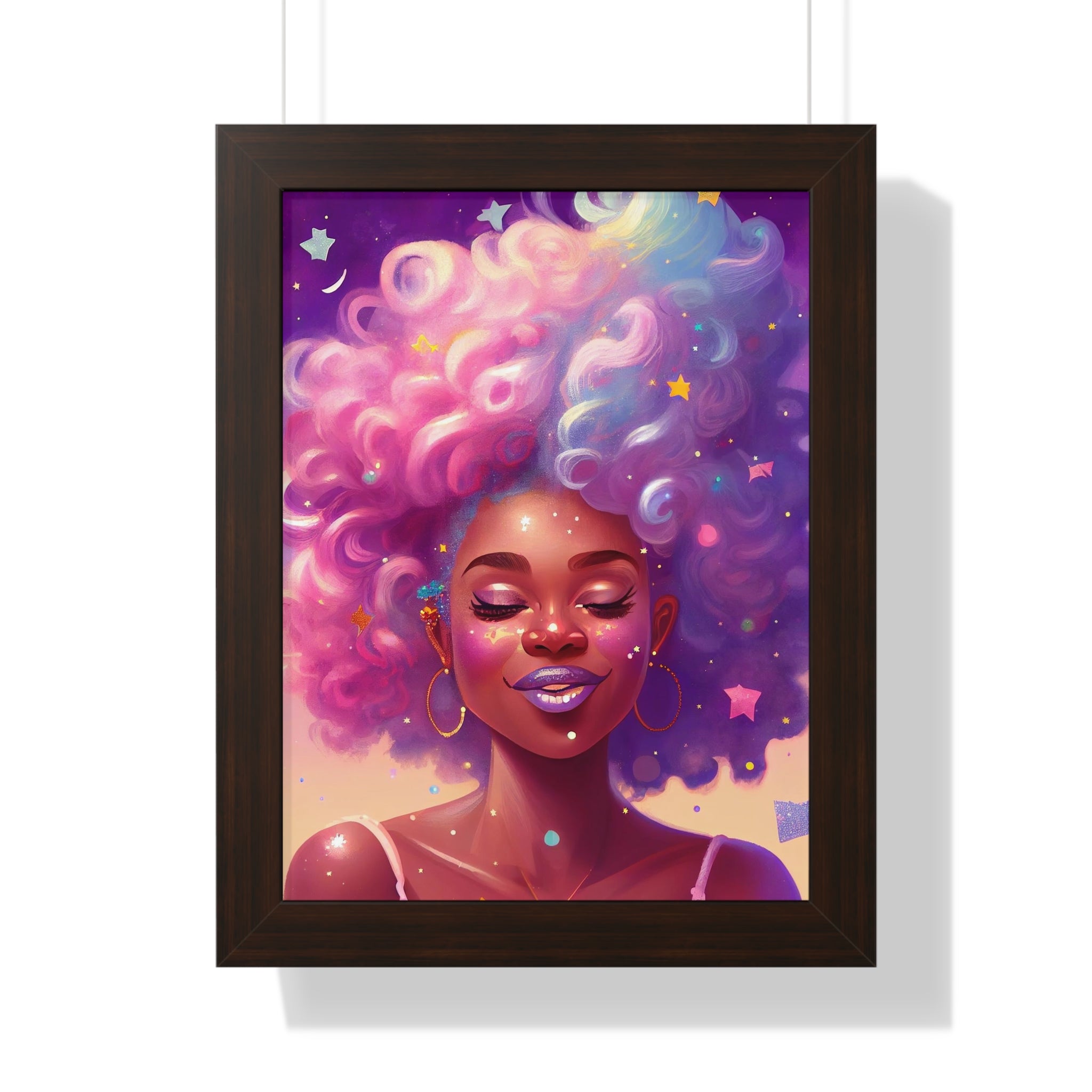 "BLACK GIRL MAGIC" Framed Vertical Poster