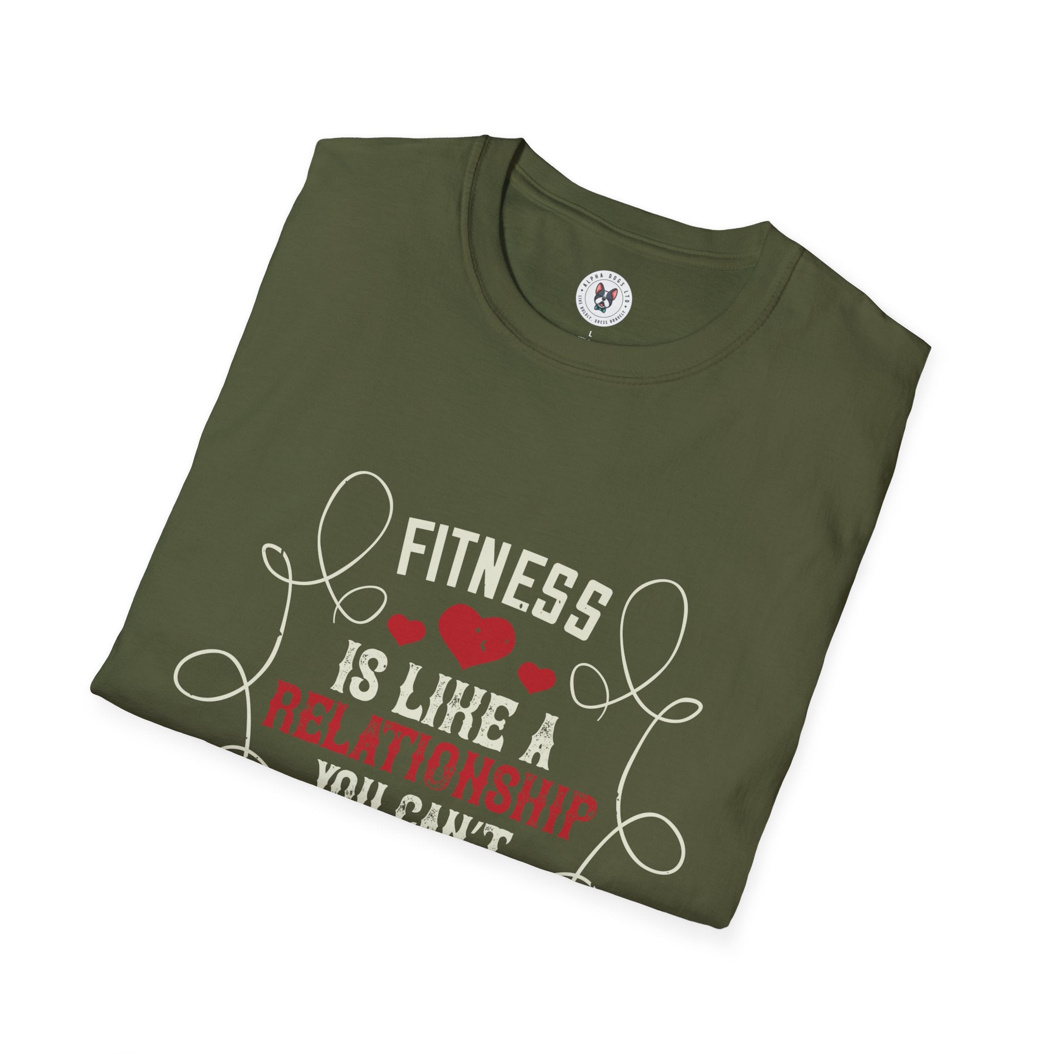 "Fitness Is Like A Relationship You can't Cheat" Unisex Soft style T-Shirt